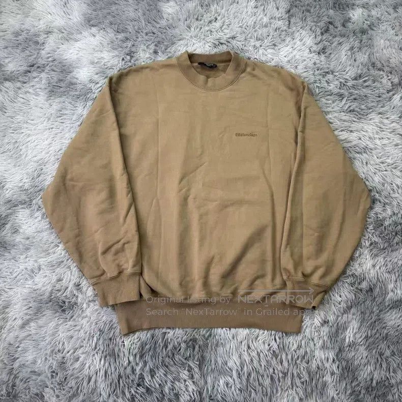 Balenciaga Balenciaga Small Logo Embroidery Sweatshirt Size US M / EU 48-50 / 2 - 1 Thumbnail