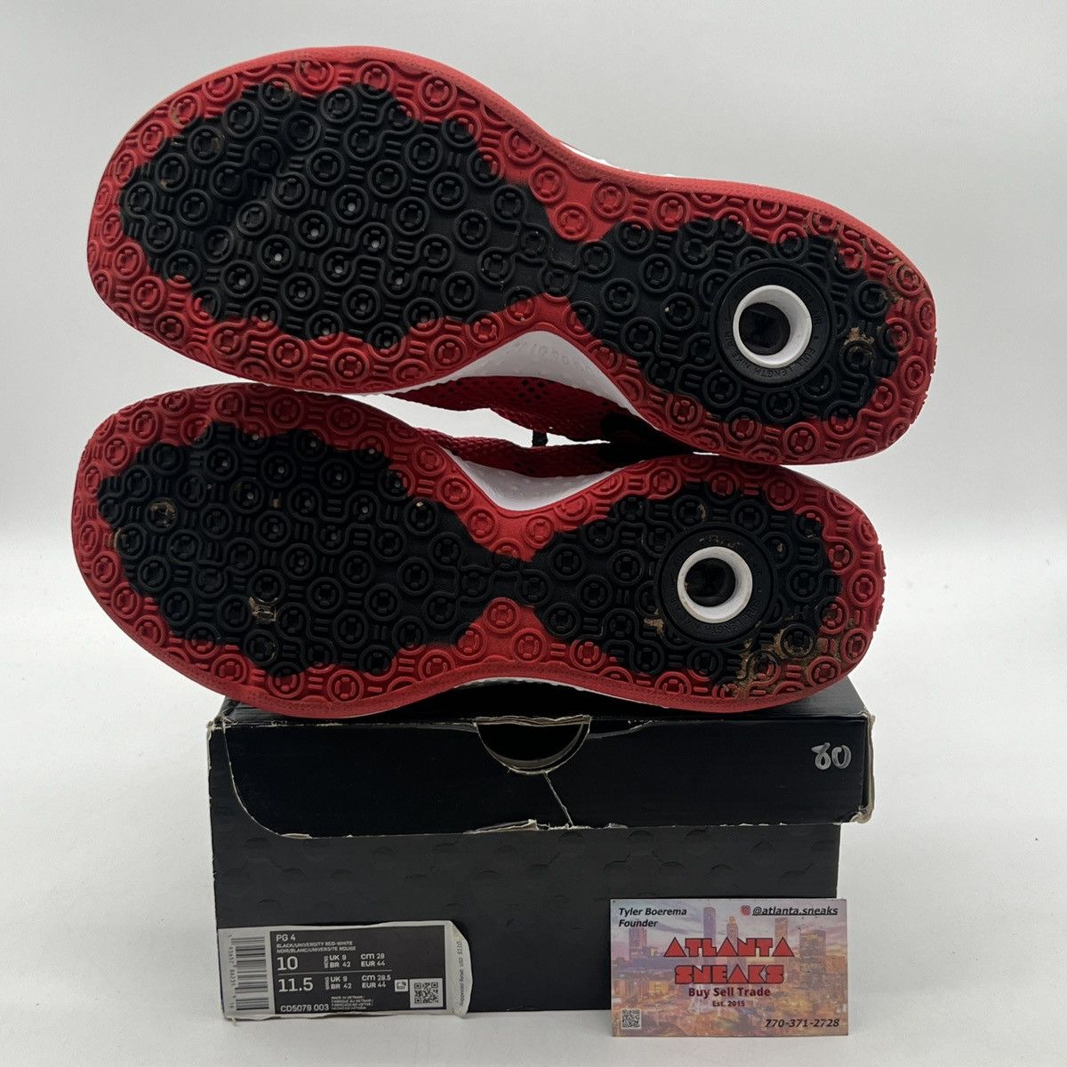 Nike Pg 4 bred Size US 10 / EU 43 - 7 Thumbnail