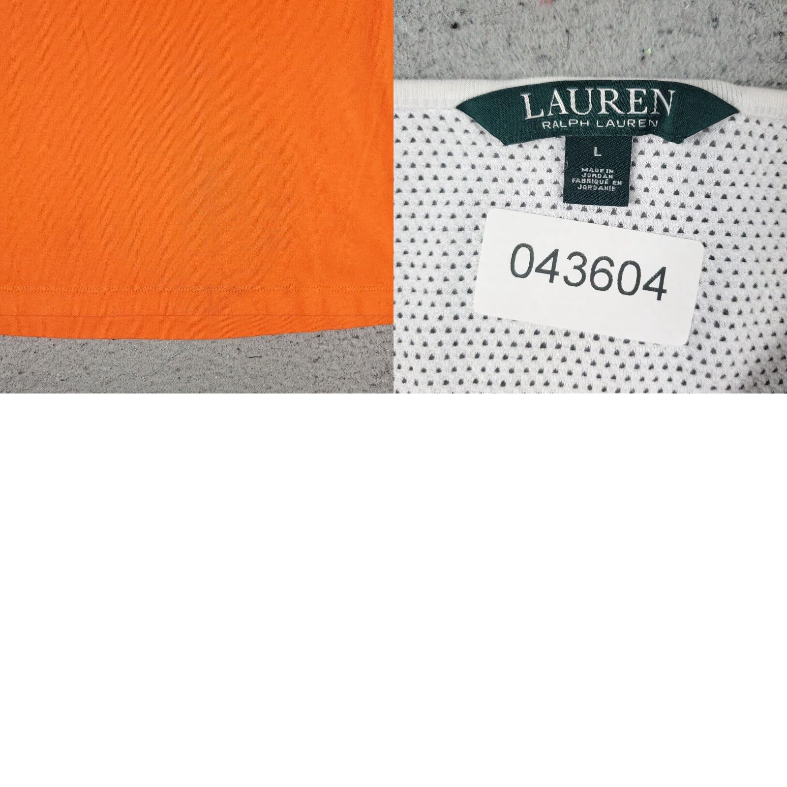 Ralph Lauren Ralph Lauren Womens Large Casual Sleeveless T Shirt Orange White Size L / US 10 / IT 46 - 8 Thumbnail