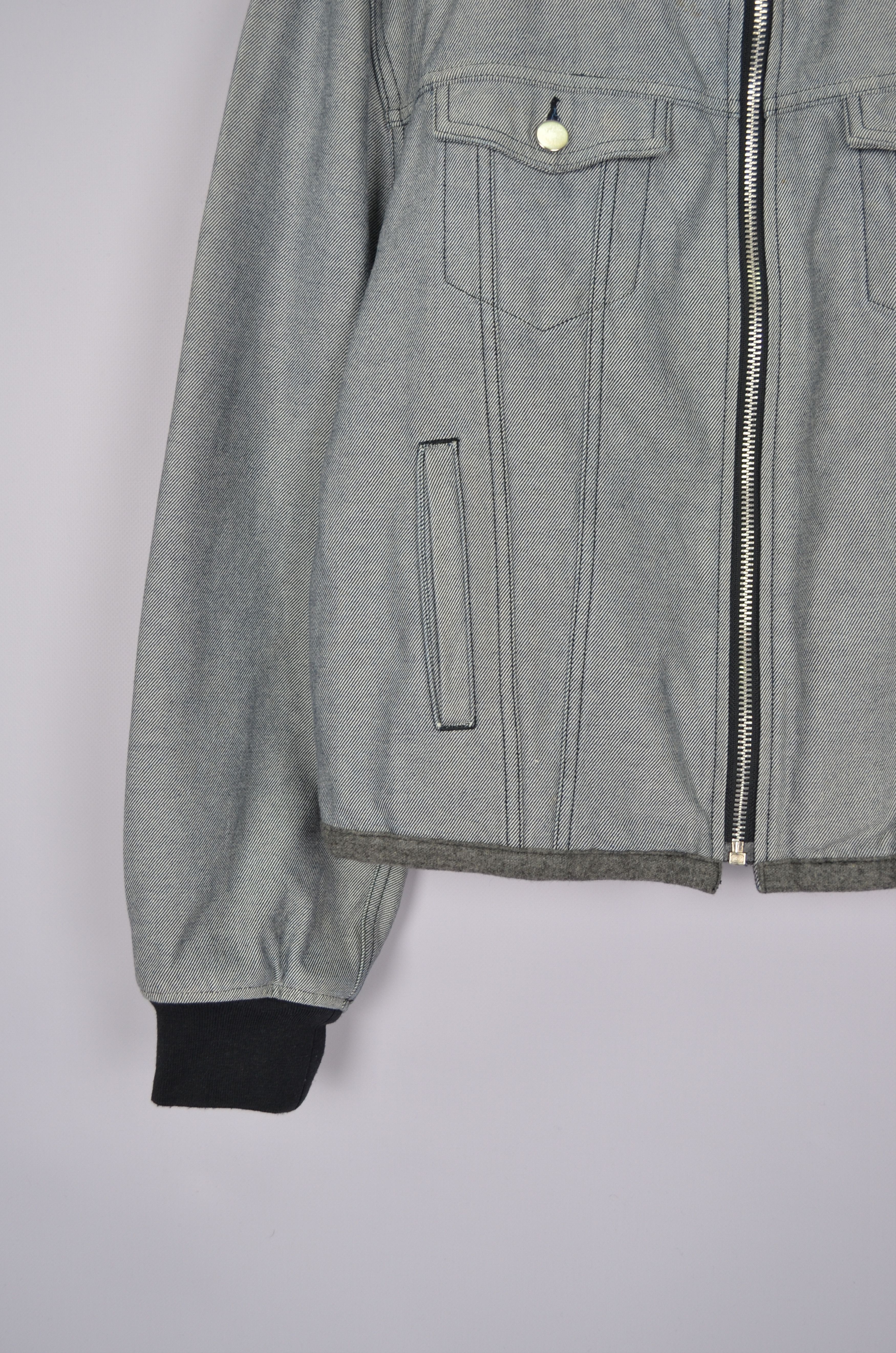 Comme des Garcons × Japanese Brand × Vintage Vintage Comme Des Garcons Homme Plus Denim Jacket Bomber M Size US M / EU 48-50 / 2 - 7 Thumbnail