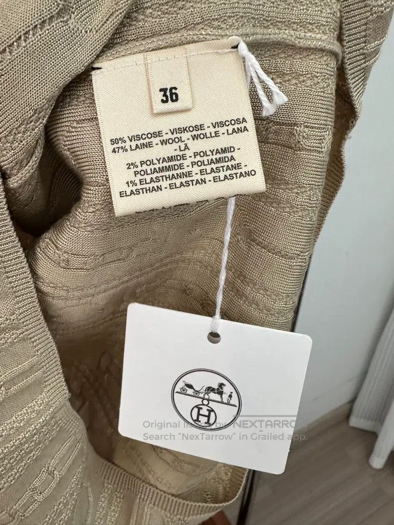 Hermes Hermes Embossed horse bit logo short sleeve top Size XS / US 0-2 / IT 36-38 - 3 Thumbnail