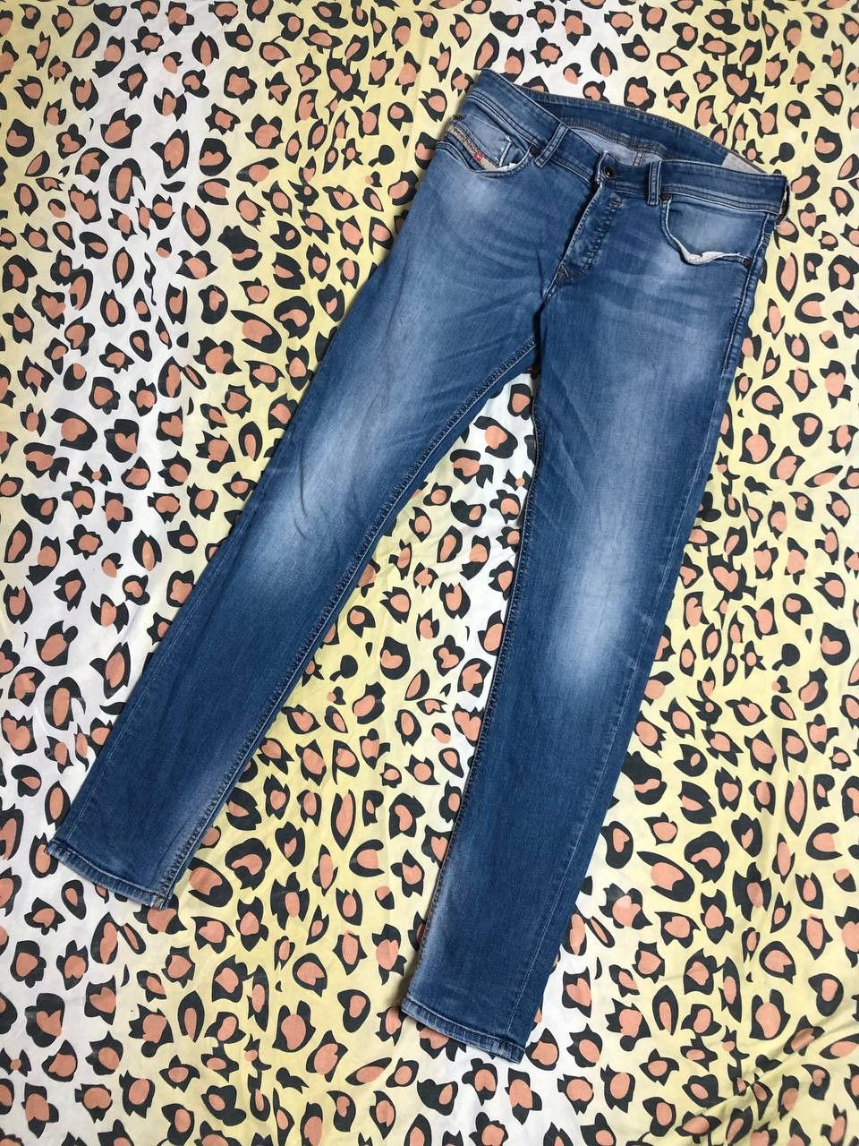 Diesel × Vintage Vintage Diesel 90’s Y2K Style Baggy Wide Denim Jeans Pants Size US 29 - 1 Thumbnail