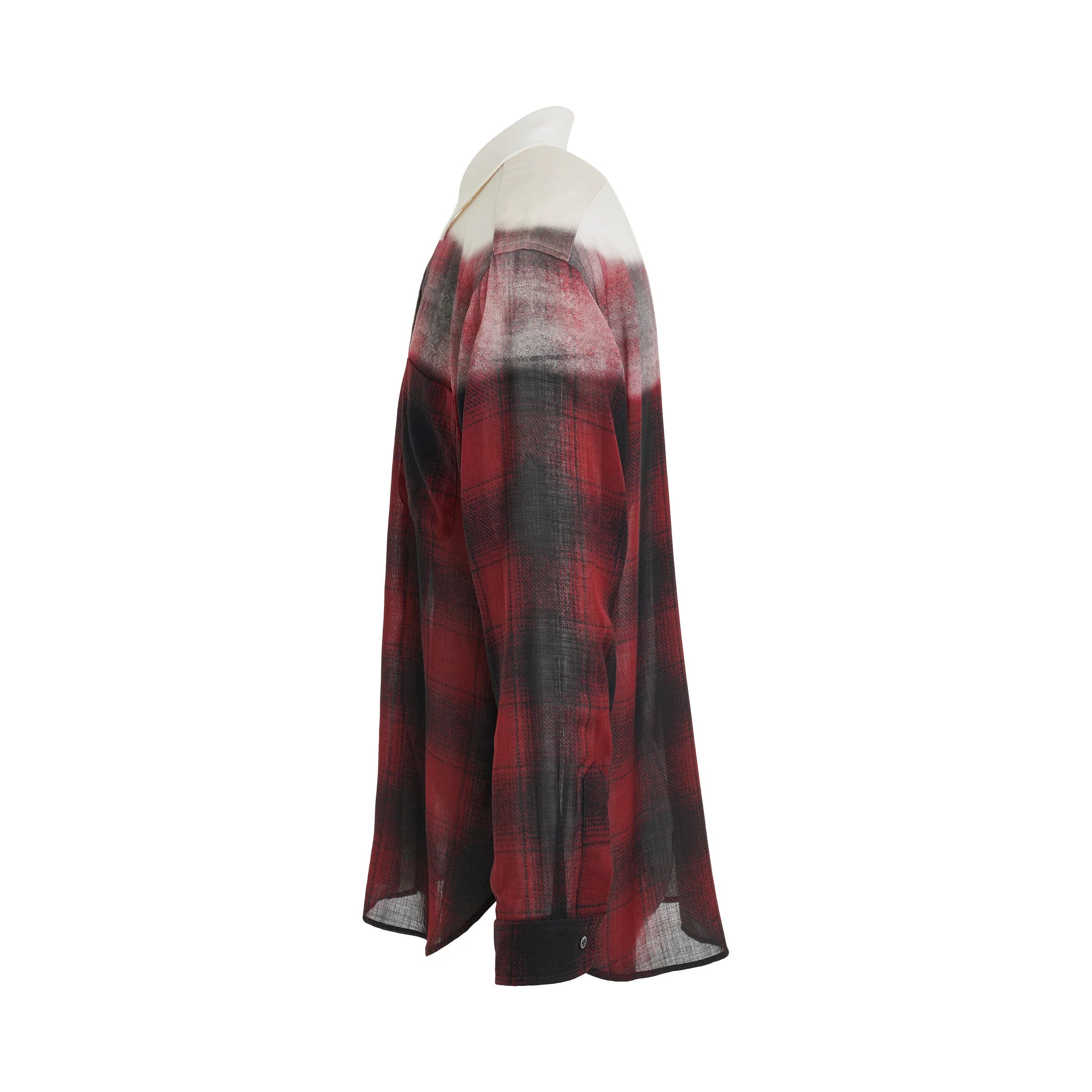 Maison Margiela o1mris0824 Checked Shirt in Red Size US M / EU 48-50 / 2 - 4 Thumbnail