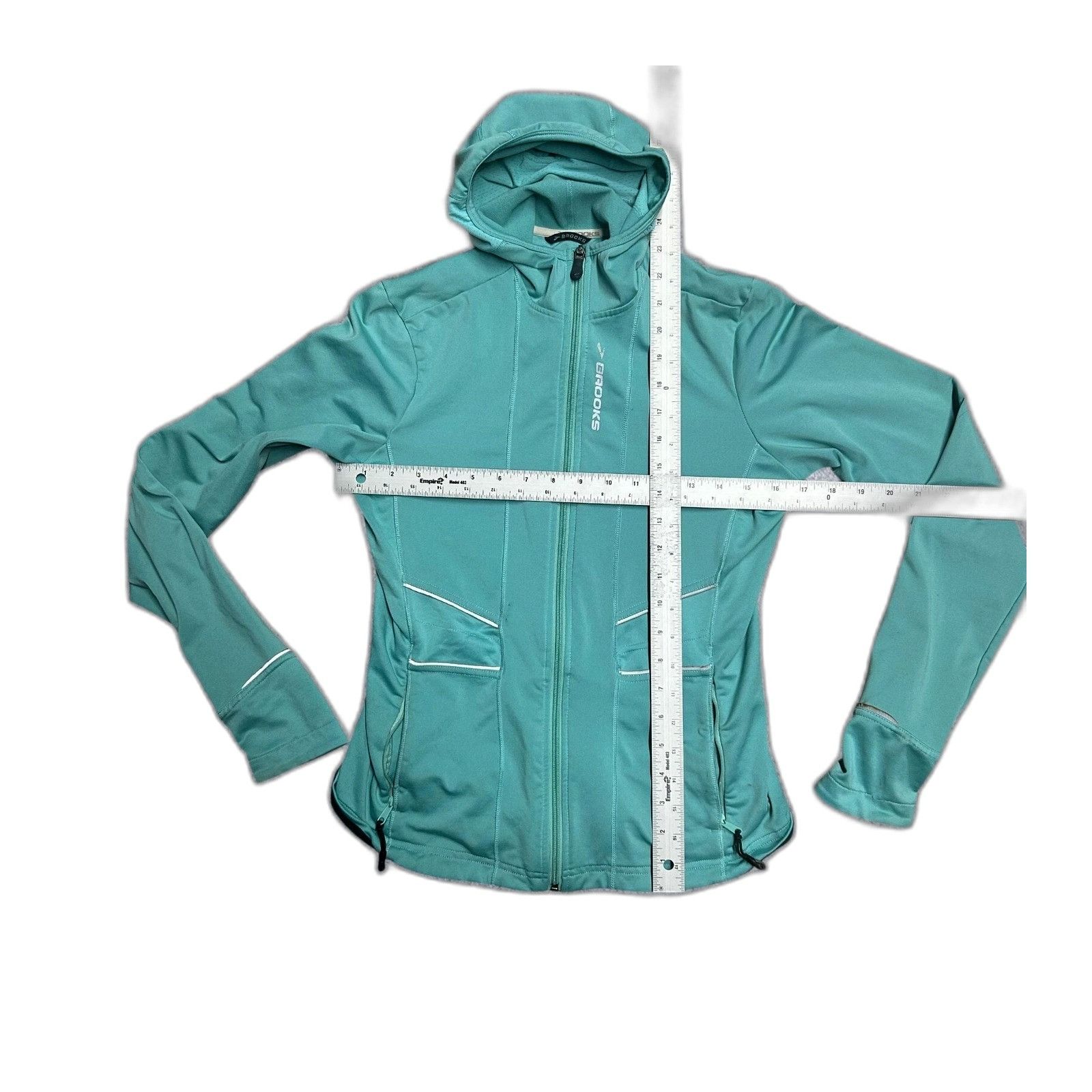 Brooks Brooks Full Zip Running Performance Jacket Hooded Women's Sz Size US M / EU 48-50 / 2 - 4 Thumbnail