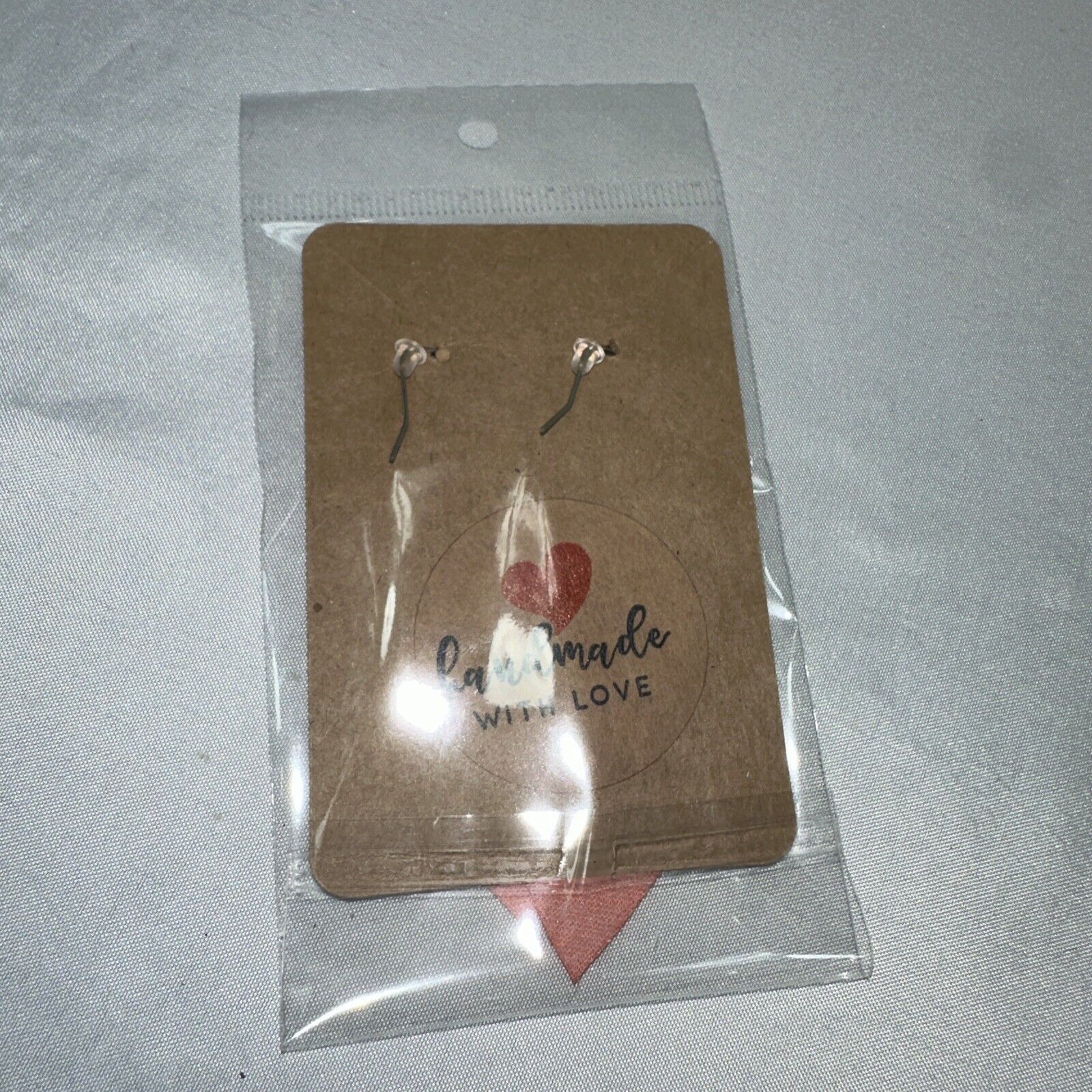 Homemade Moon Earrings Handmade by my Grandaughter Orange & Black Size ONE SIZE - 4 Thumbnail