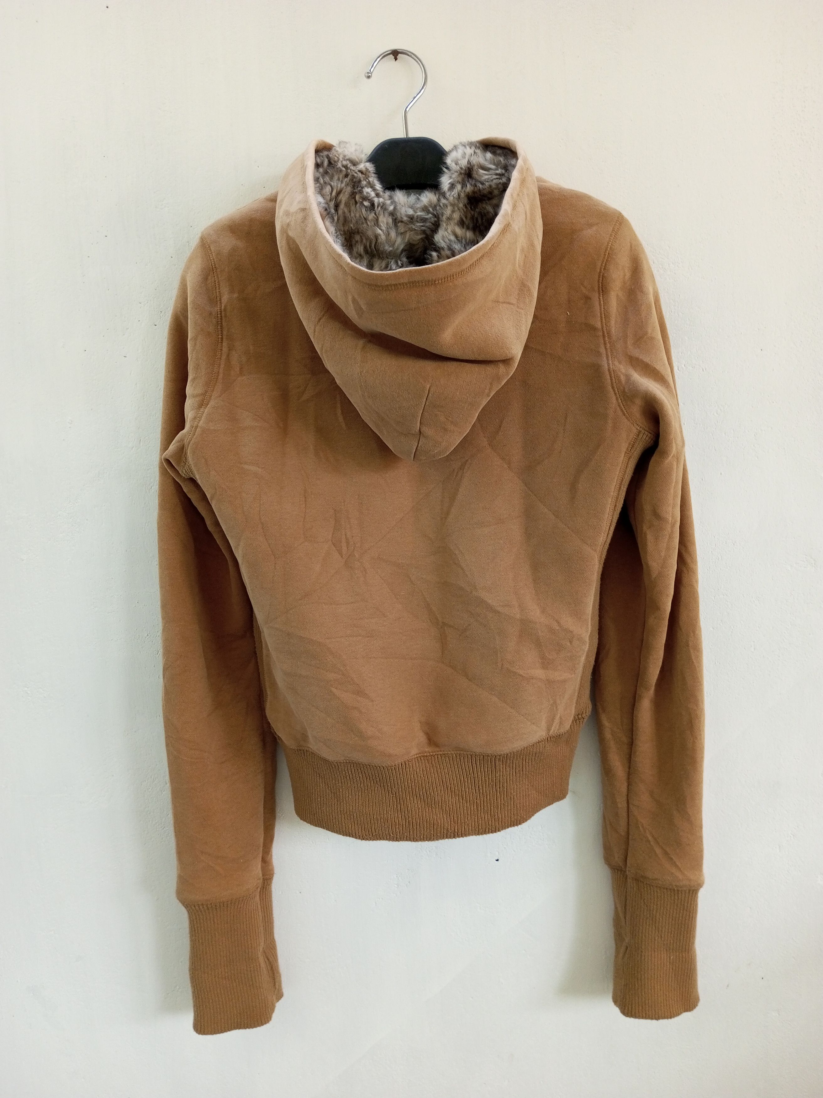 Abercrombie & Fitch Abercrombie & Fitch Fur Hood Zip Up Jacket Size US S / EU 44-46 / 1 - 18 Thumbnail