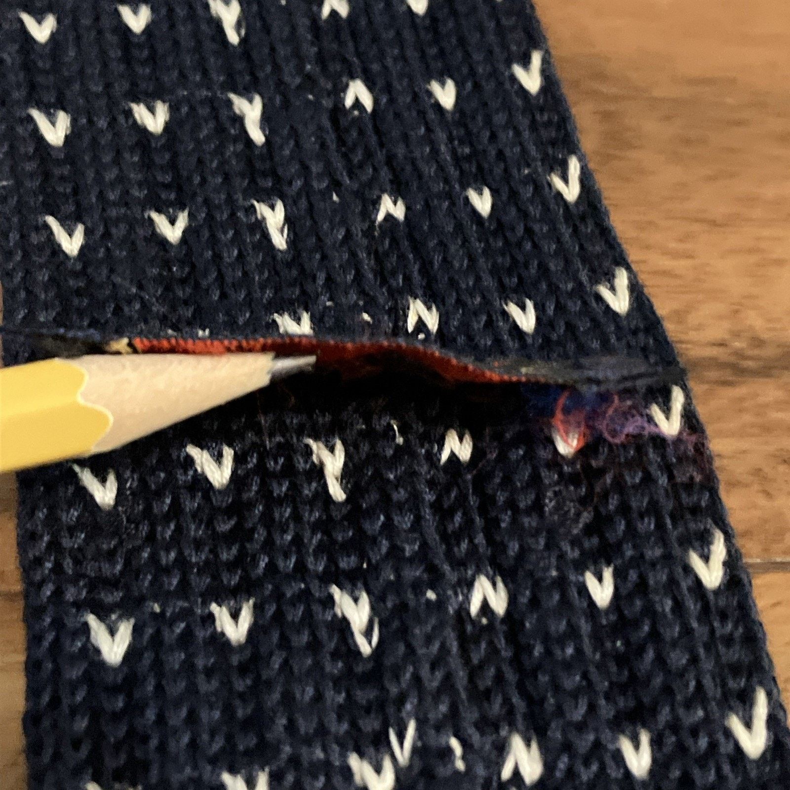 Other Vintage Rooster Square Knit End Necktie Blue Geometric 1960s Size ONE SIZE - 6 Thumbnail