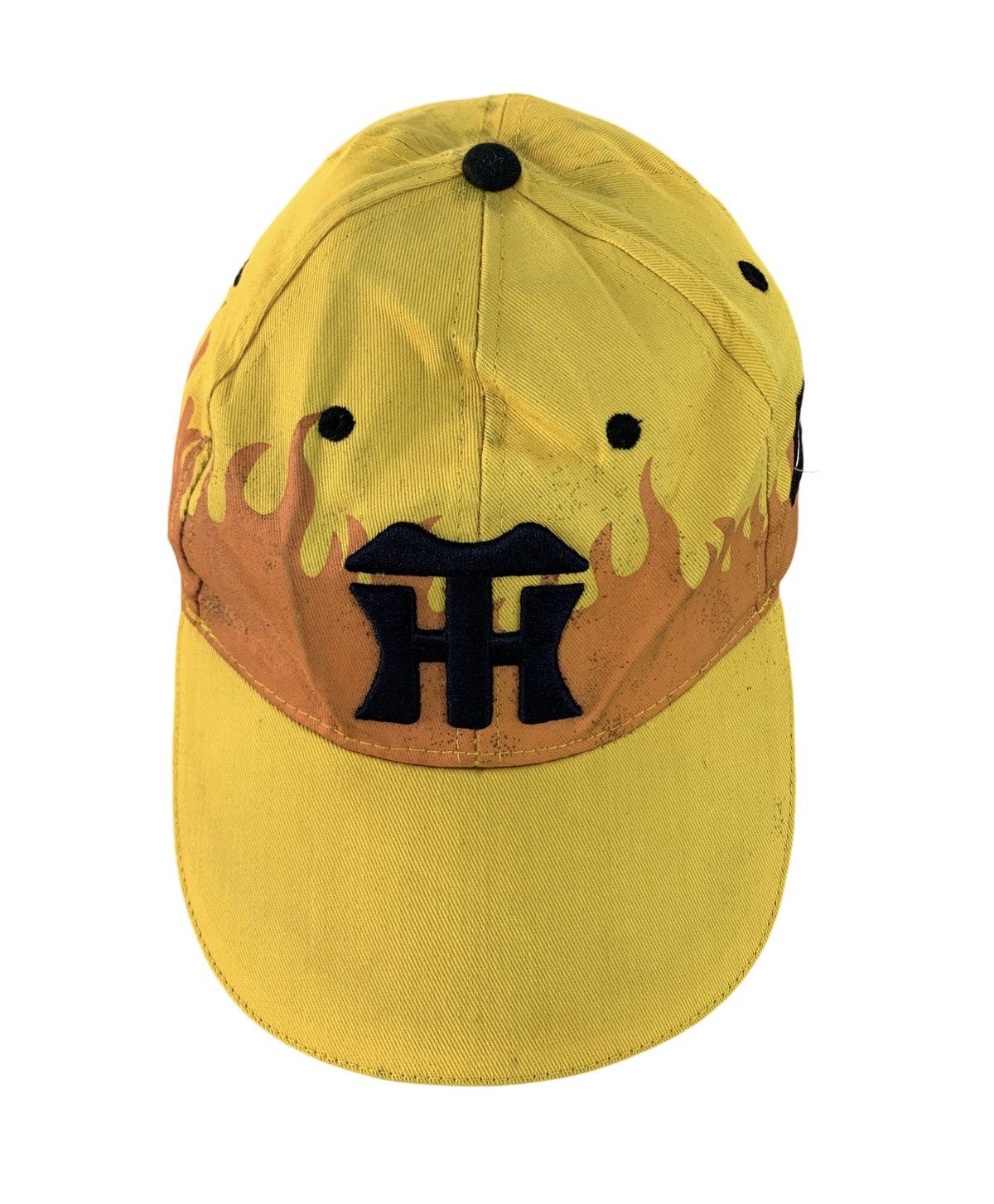 Vintage Hanshin Tiger Japanese Professional Baseball Flame 6 Pane Size ONE SIZE - 1 Thumbnail