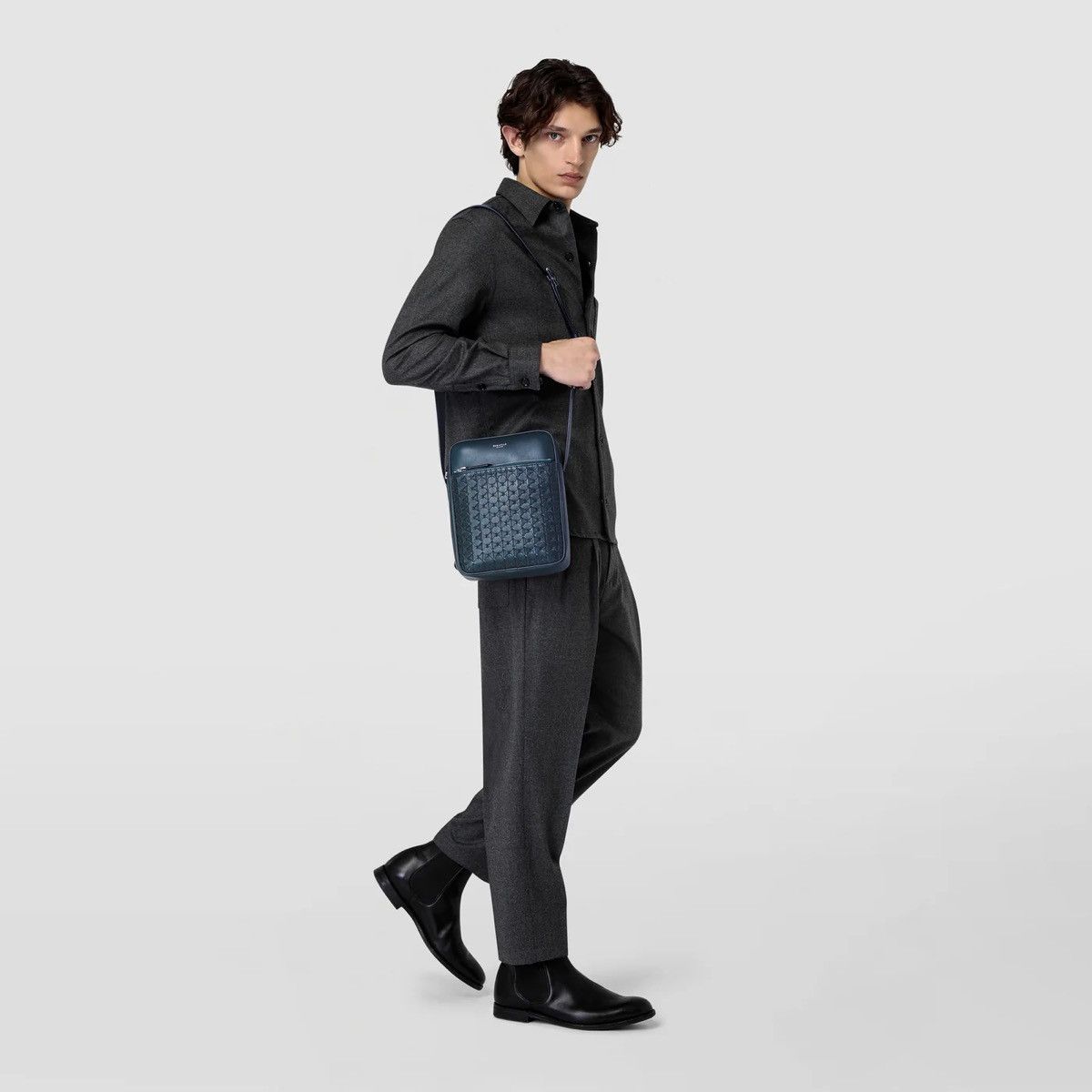 Designer × Serapian Milano Serapian Milano Messenger in Mosaico Weawing Leather Bag Size ONE SIZE - 2 Thumbnail