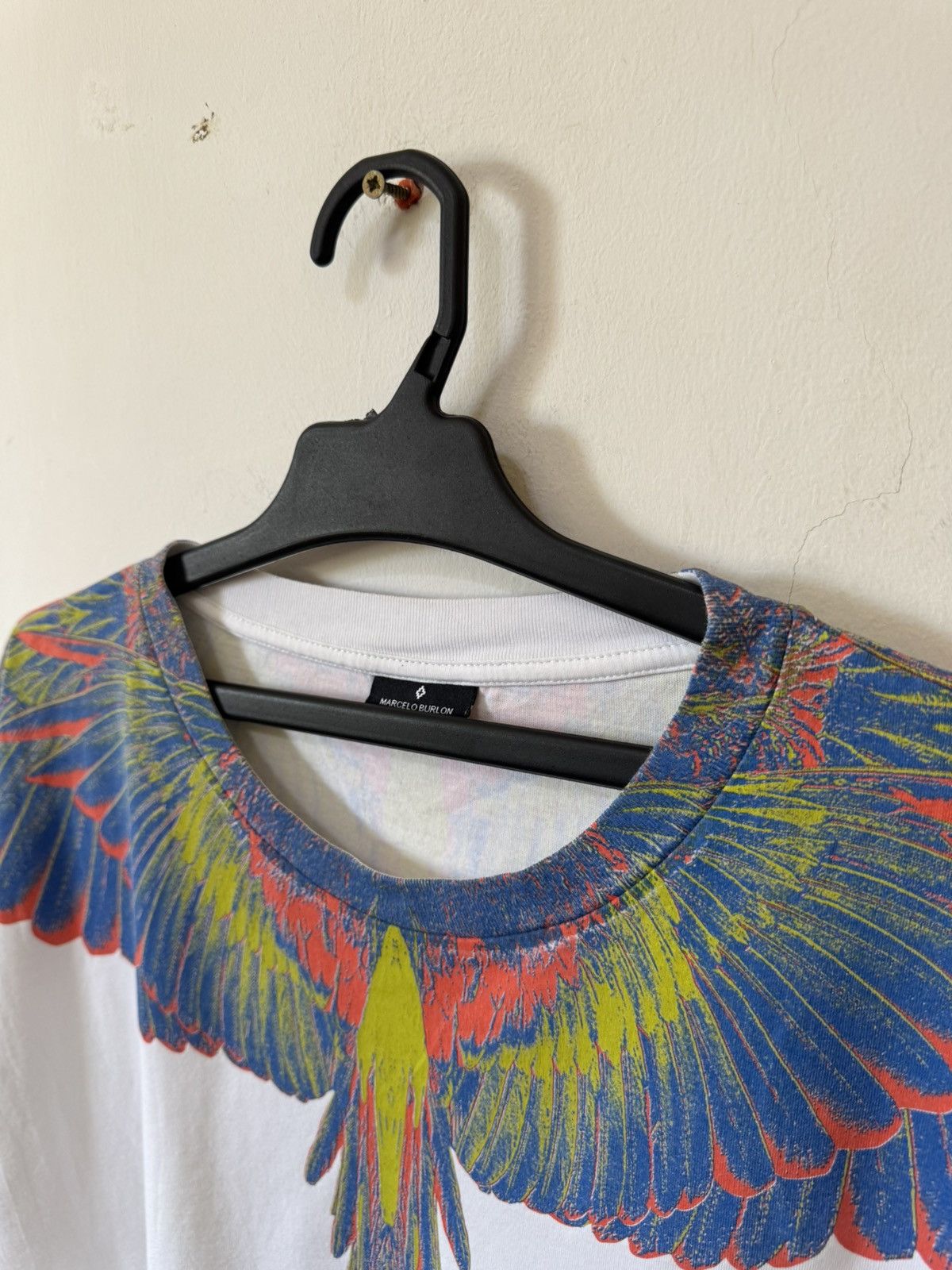 Marcelo Burlon Marcelo Burlon Multicolor Wings T-shirt Size US L / EU 52-54 / 3 - 2 Thumbnail