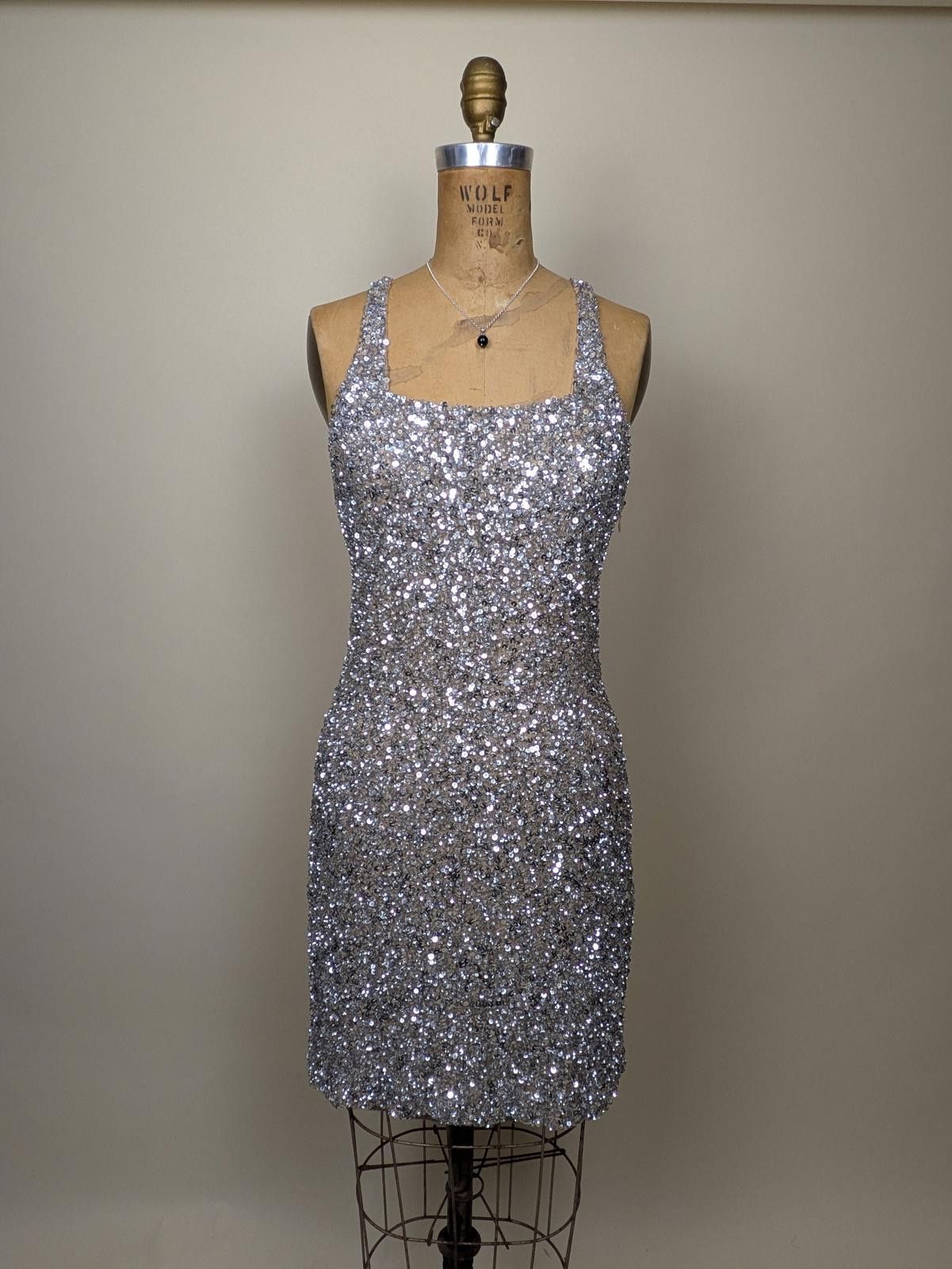 Other parker black silver sparkle dress Size L / US 10 / IT 46 - 1 Thumbnail