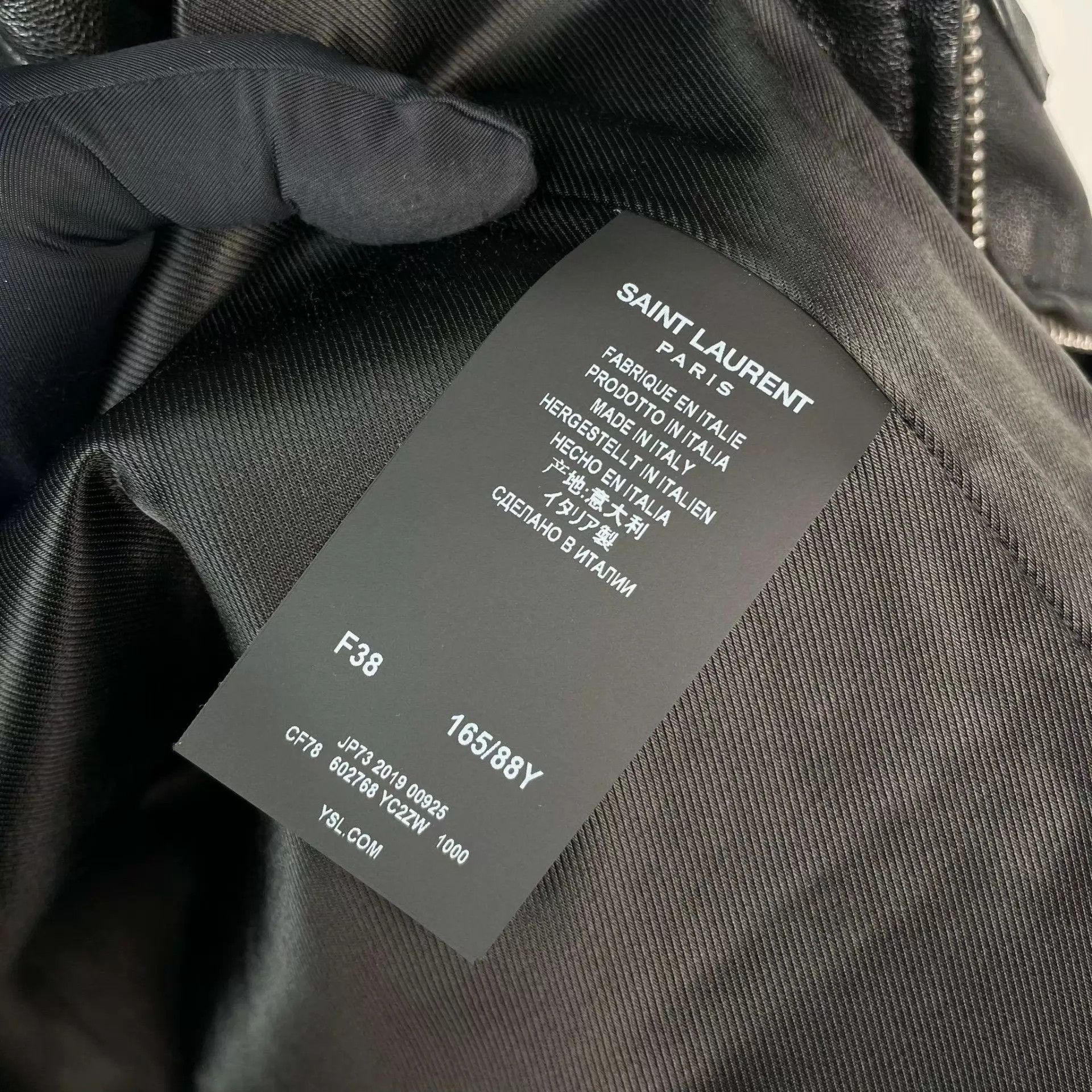 Yves Saint Laurent YSL Black Leather Vest M New With Tags Size S / US 4 / IT 40 - 5 Thumbnail