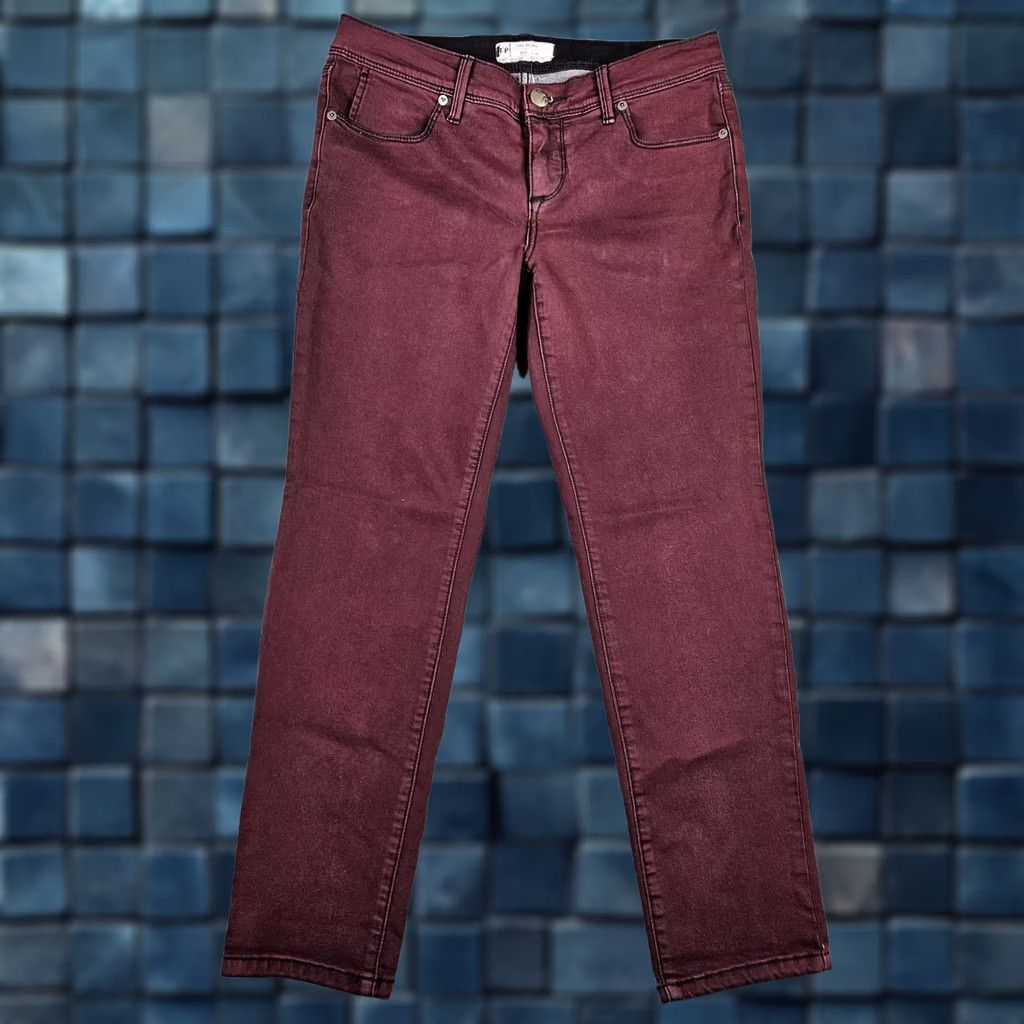 Free People Free People Jeans Women’s Purple Mid-rise Five pockets Size W29 Regular Fit Belted Denim Style Casual Mens Womens Size 29" - 1 Thumbnail
