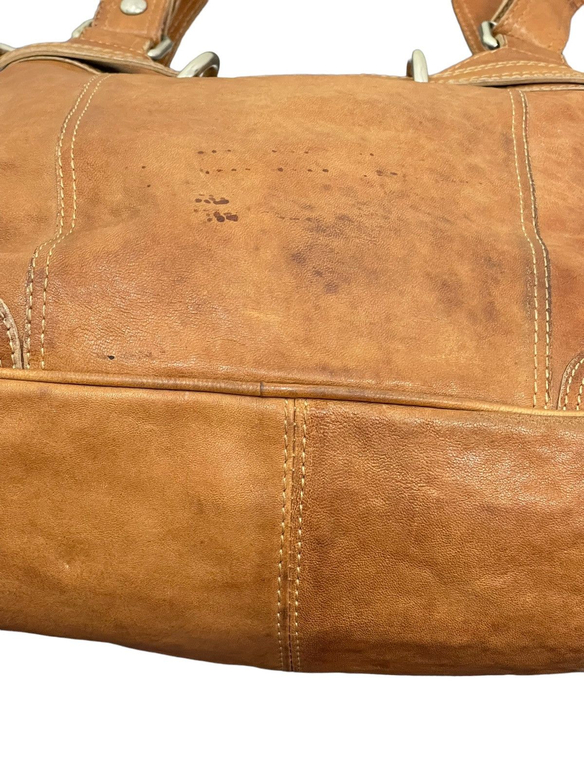Japanese Brand Full Leather Vtg Via Republica Italy Shoulder Bag 4🟩 Size ONE SIZE - 13 Thumbnail