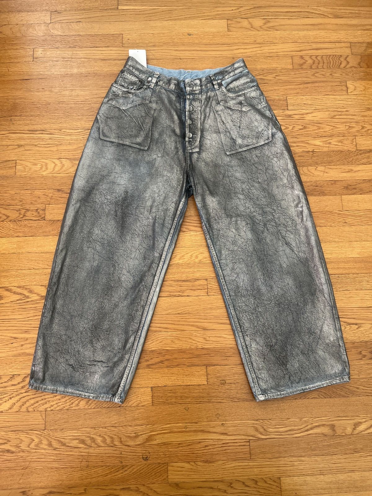 Acne Studios Silver Acne Studios 2023 super baggy Size US 34 / EU 50 - 1 Thumbnail