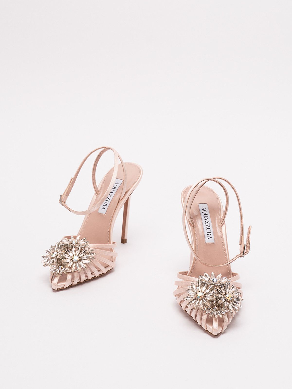 Aquazzura o1srvl11e1024 Heel in Beige Size US 9 / IT 39 - 2 Thumbnail