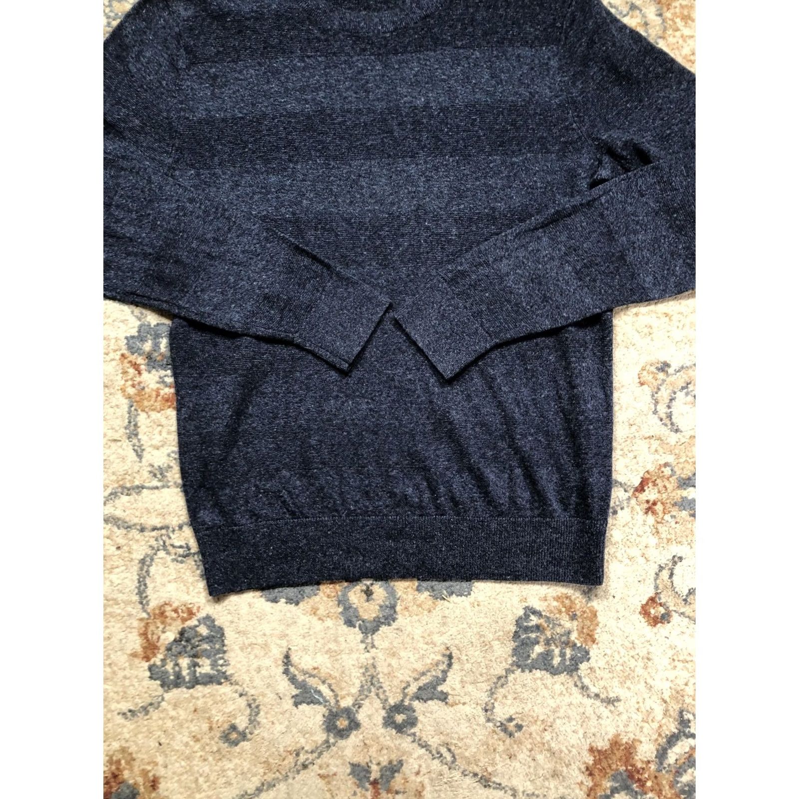 Banana Republic Banana Republic Sweater Mens Medium Blue Silk Linen Crewneck Pullover Knit Size US M / EU 48-50 / 2 - 5 Thumbnail