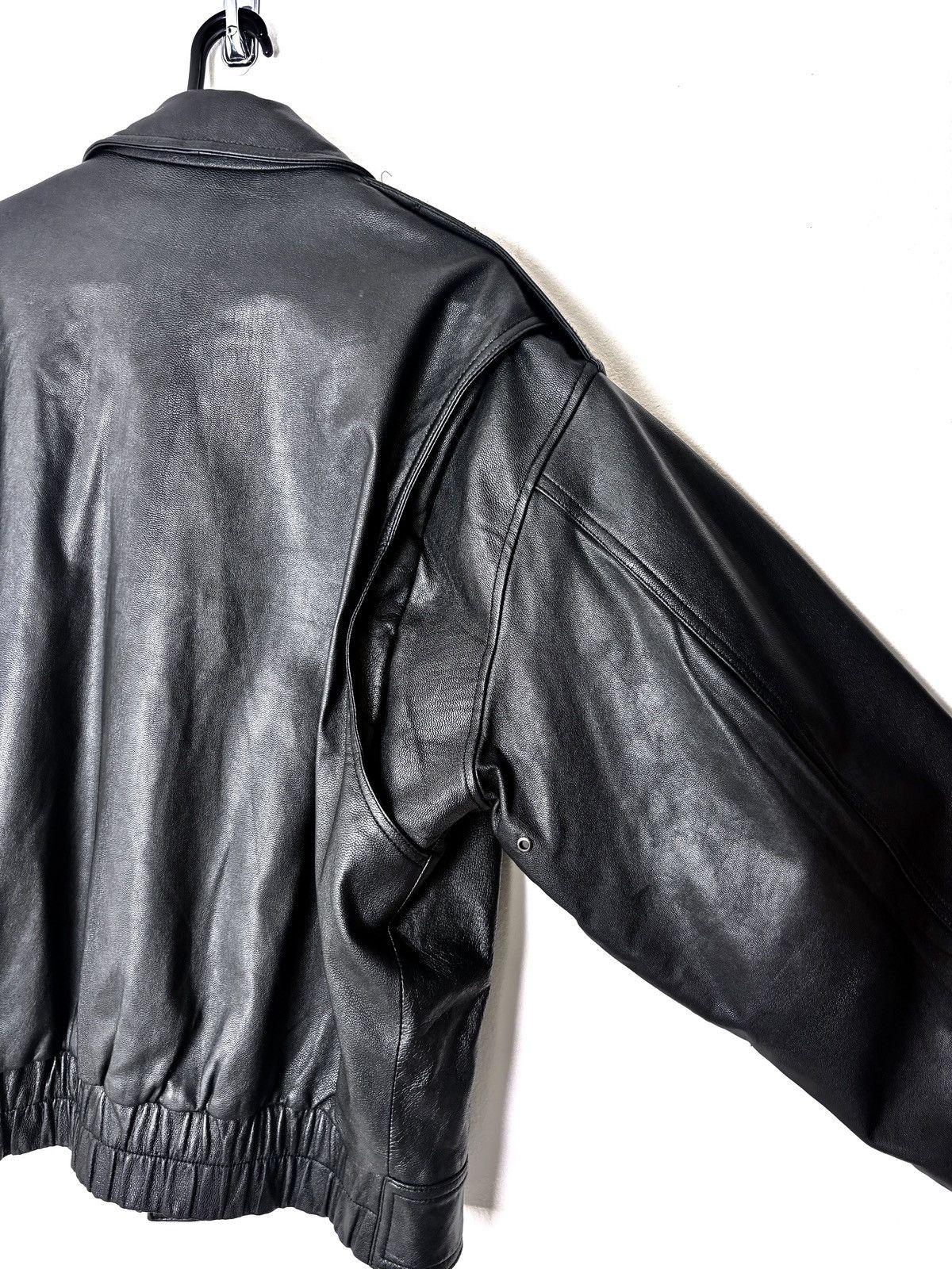Genuine Leather Murphy & Hartelius Leather Aviator Bomber Jacket Size US L / EU 52-54 / 3 - 5 Thumbnail