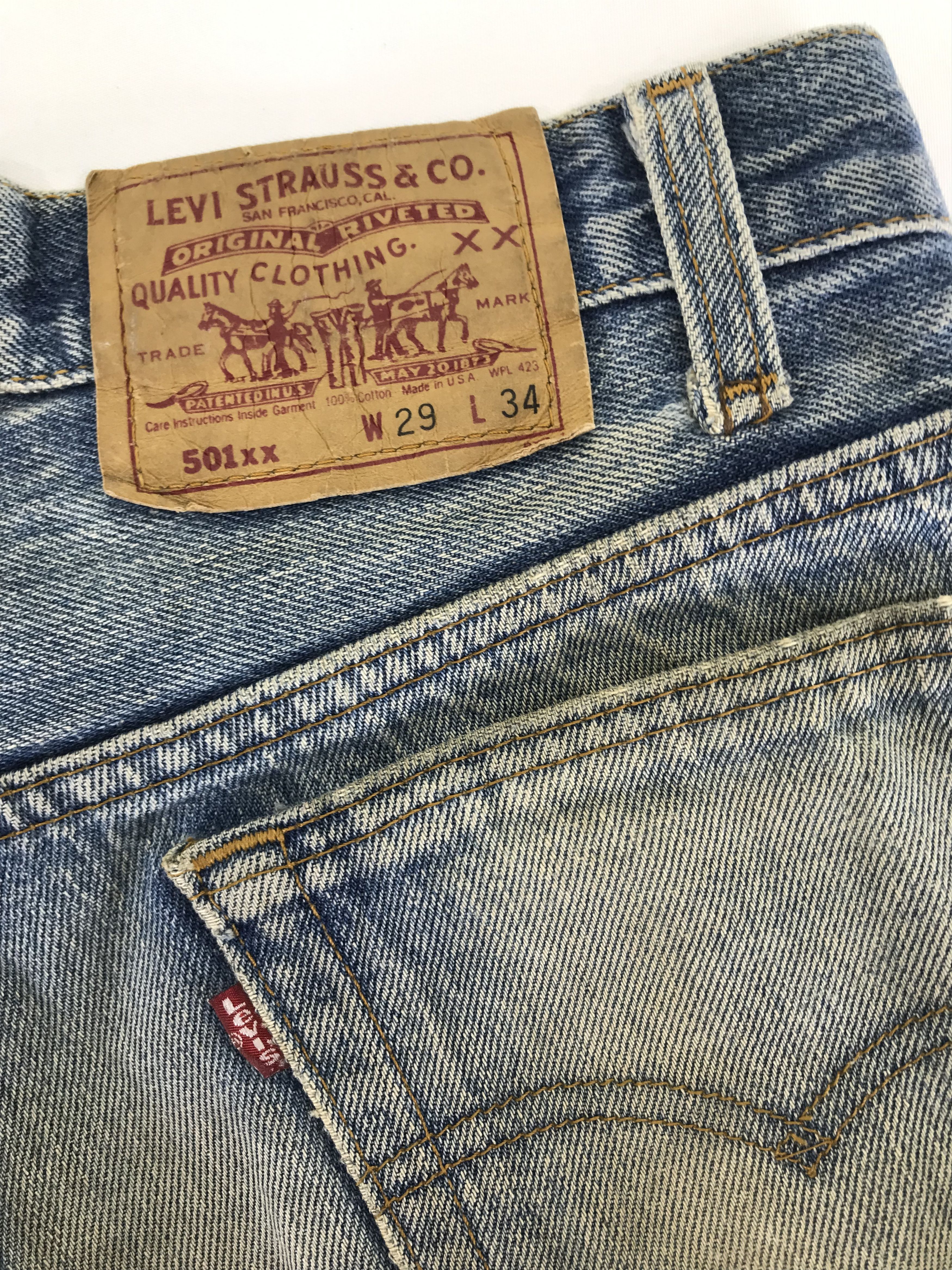 Levi's Vintage Levi's 501 Mud Wash Jeans Size US 29 - 13 Thumbnail