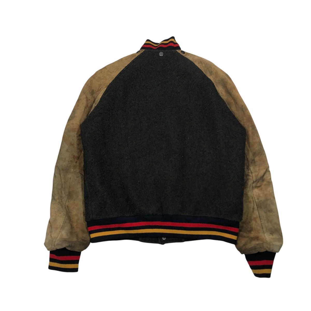 Vintage 🔥VINTAGE VARSITY JACKET LEATHER BCM MADE IN JAPAN Size US M / EU 48-50 / 2 - 2 Thumbnail