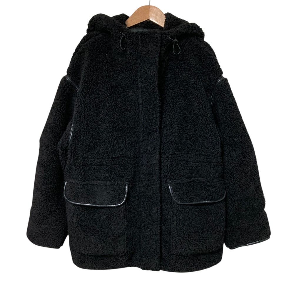 Other Other Simplicite Shearling Hooded Coat Textile Outerwear DUTY FREE for USA Size ONE SIZE - 1 Thumbnail