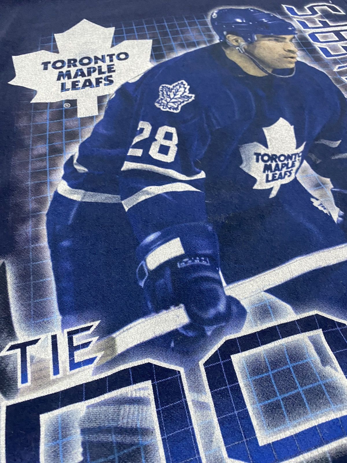 NHL Vintage NHL Toronto Maple Leafs TIE DOOMI #28 size S-M Size US M / EU 48-50 / 2 - 4 Thumbnail