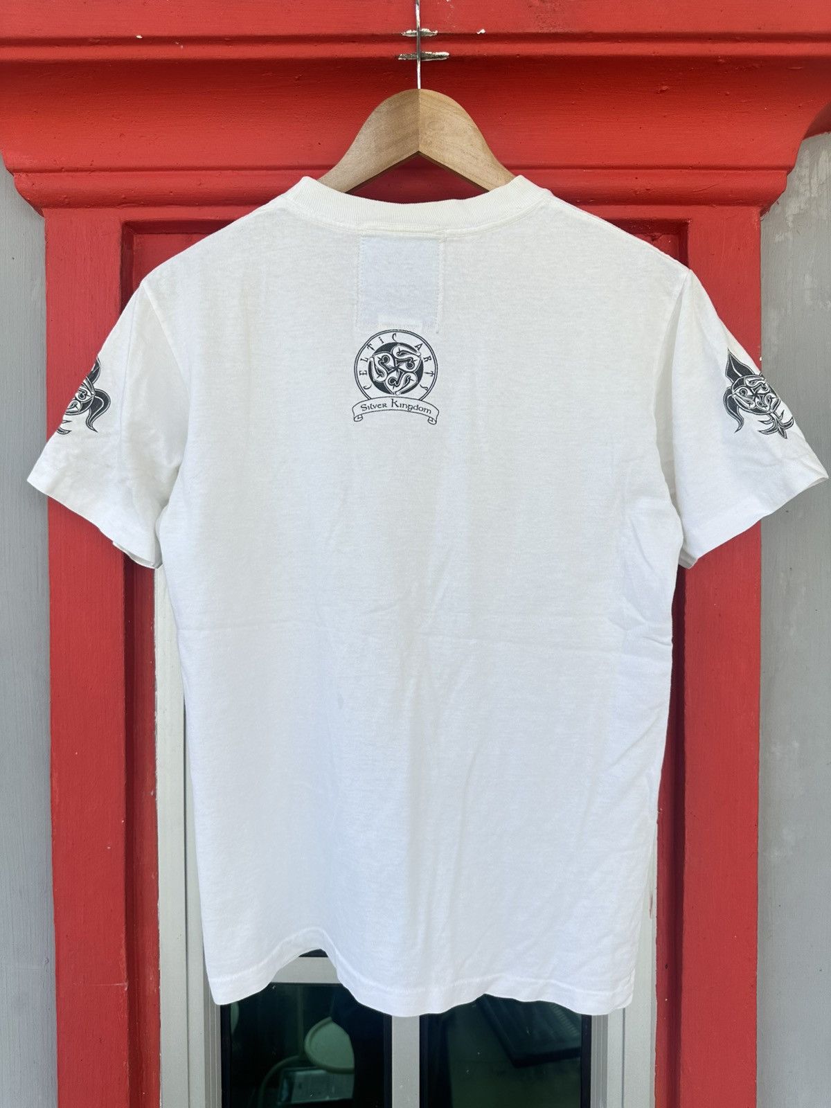 Vintage RARE Vintage 90s Celtic Art Silver Kingdom Tee Size US S / EU 44-46 / 1 - 2 Thumbnail