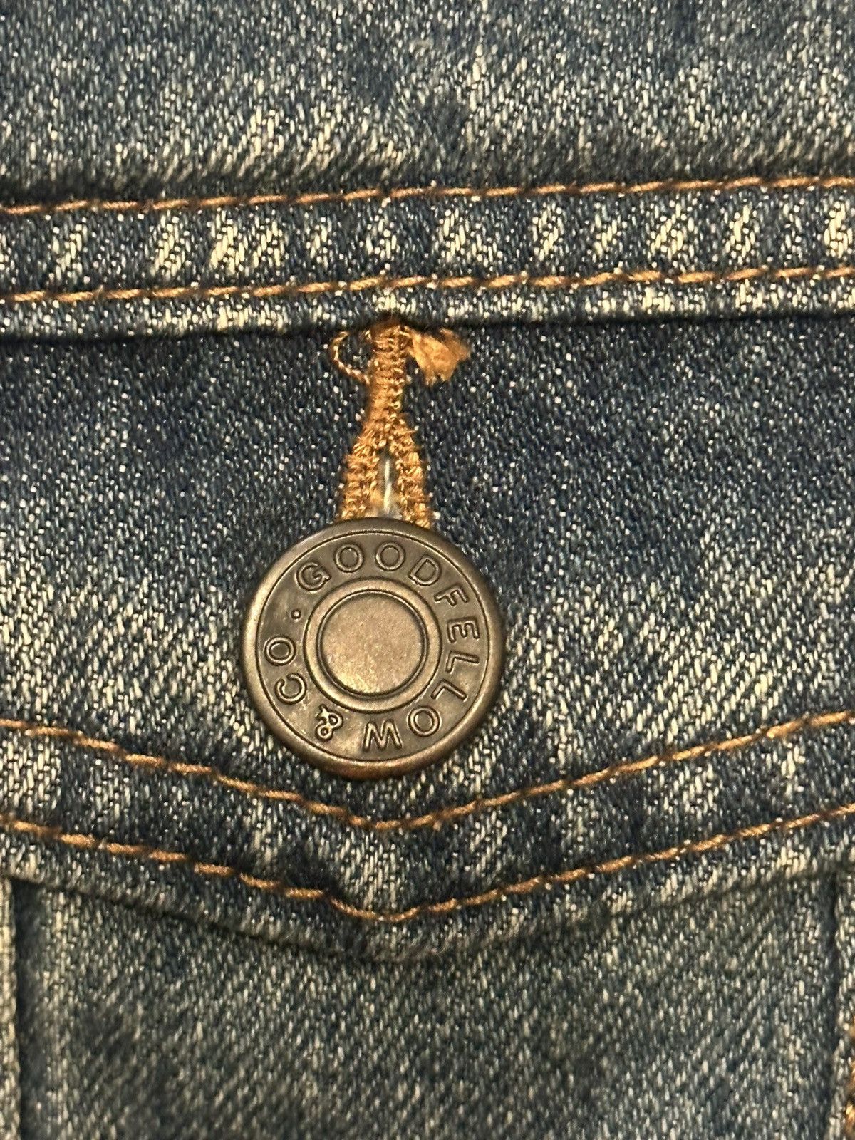 Vintage Denim Fleece Jacket Size US M / EU 48-50 / 2 - 4 Thumbnail