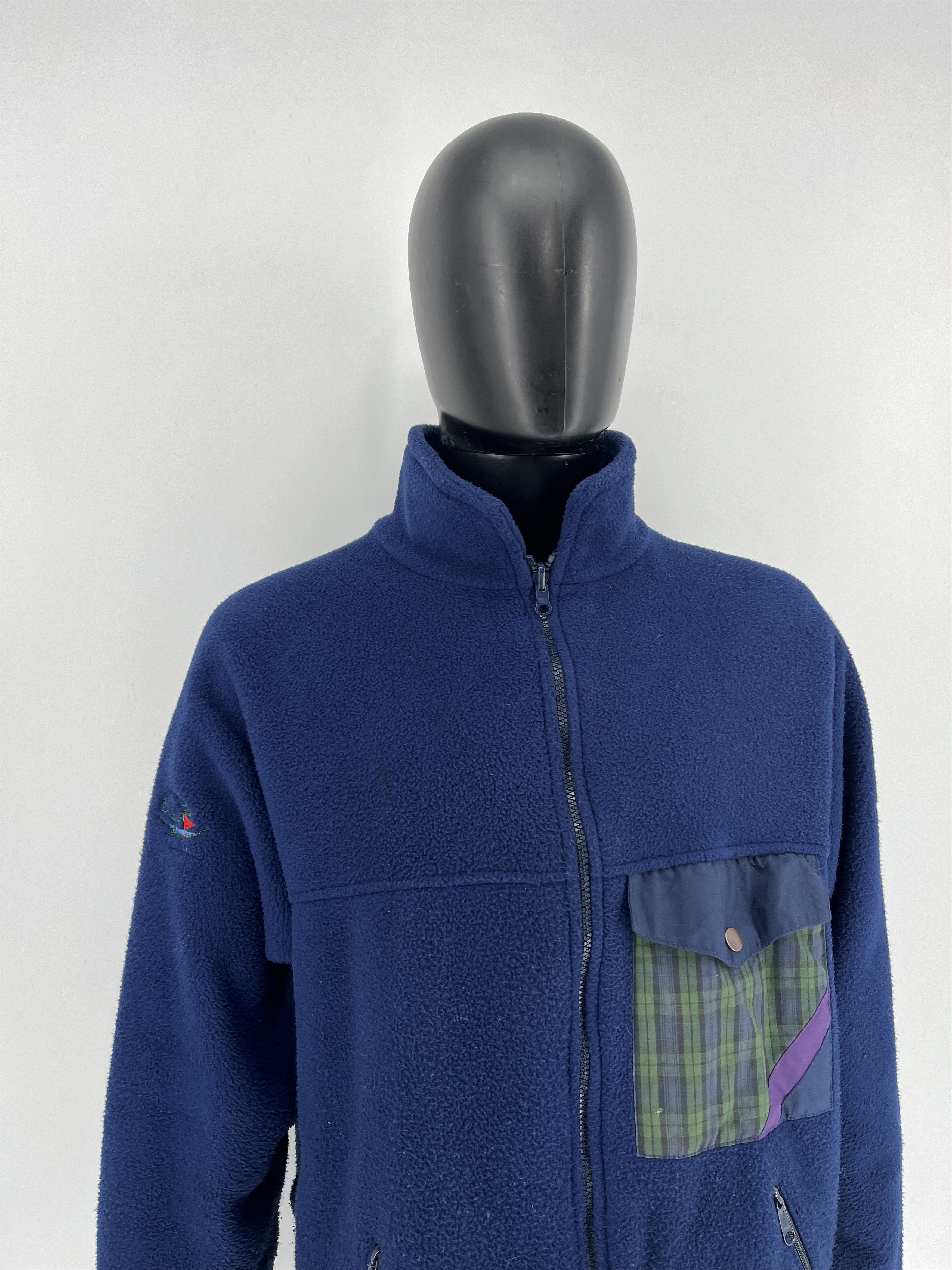 Vintage Vintage Reversible Jacket Sherpa - Nylon Jacket Size US XL / EU 56 / 4 - 3 Thumbnail