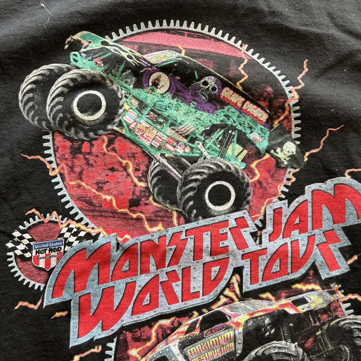 Vintage 2006 Monster Jam Monster Truck Tour Tee Black Size US S / EU 44-46 / 1 - 4 Thumbnail