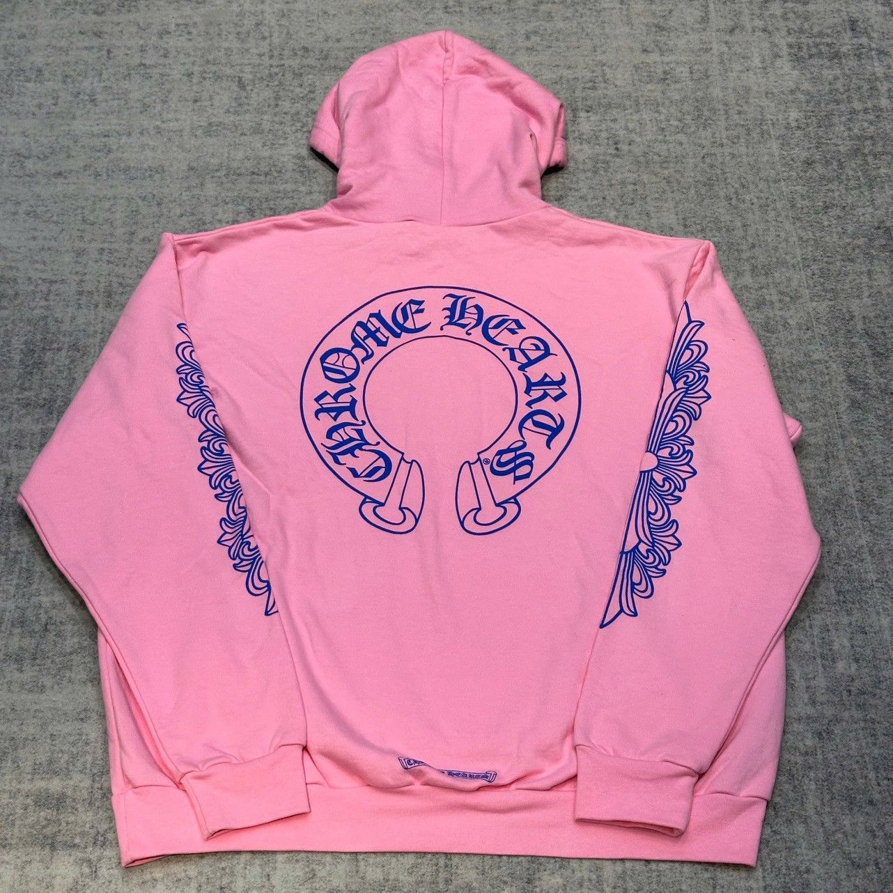 Chrome Hearts Chrome hearts horsehoe logo hoodie blue print pink Size XL / US 12-14 / IT 48-50 - 2 Thumbnail