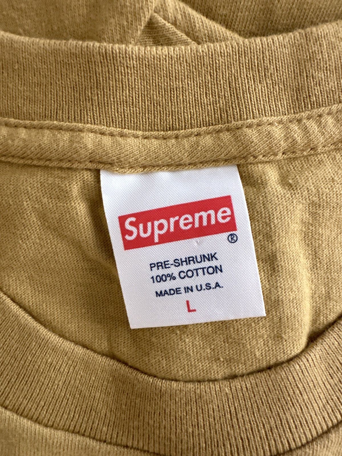 Supreme Supreme Morrissey Photo Tee Mustard Large Size US L / EU 52-54 / 3 - 4 Thumbnail