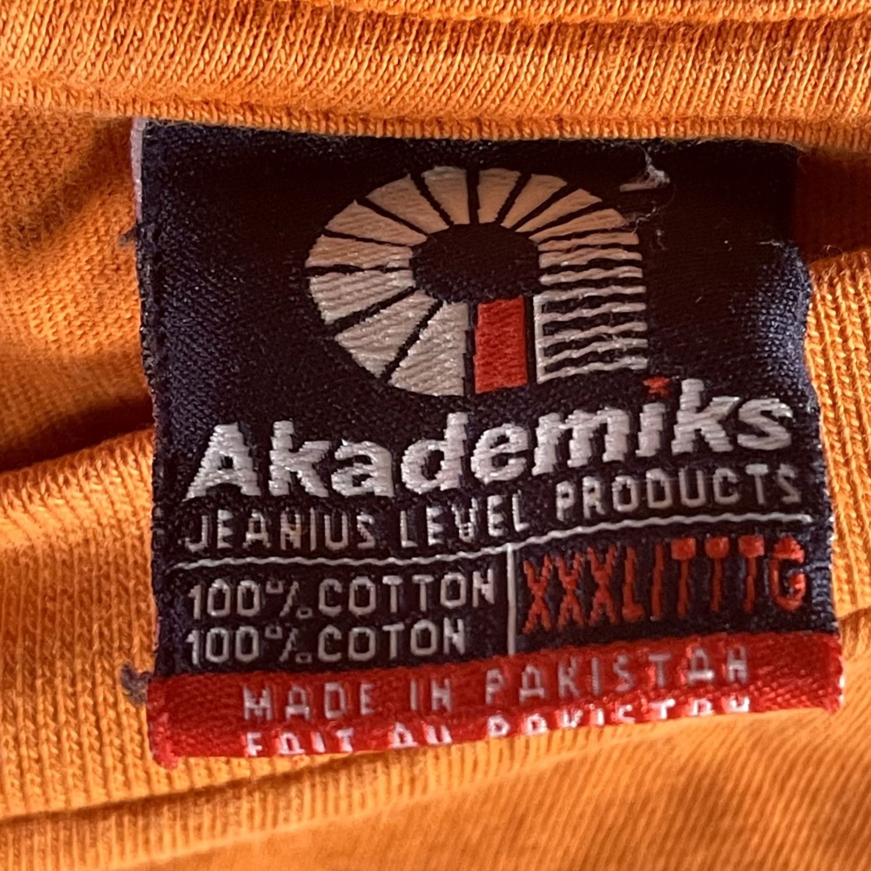 Akademiks Akademiks Shirt Mens 3XL Orange Zero-Nine Builders Society Graphic Tee Urban Size US XXL / EU 58 / 5 - 7 Thumbnail