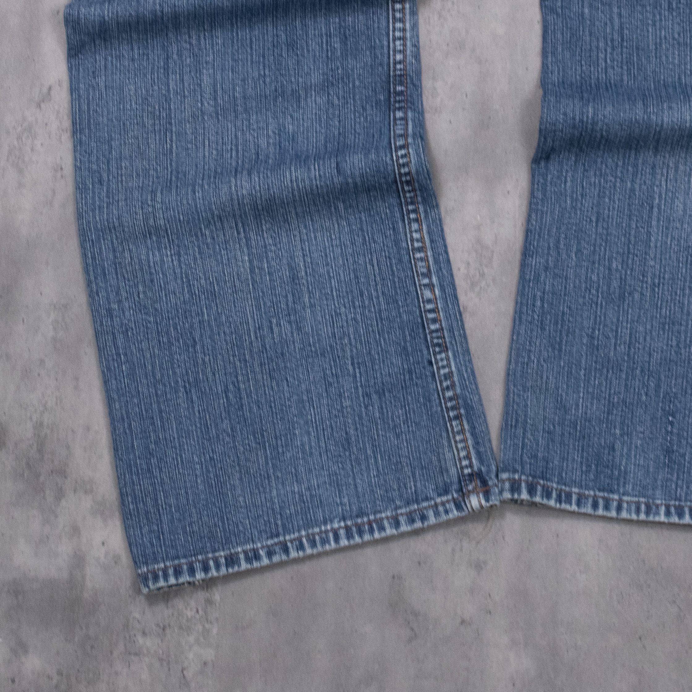 Japanese Brand Vintage Y2K Bluenotes Baggy Mid Wash Wide Leg Denim Jeans Size US 34 / EU 50 - 14 Thumbnail