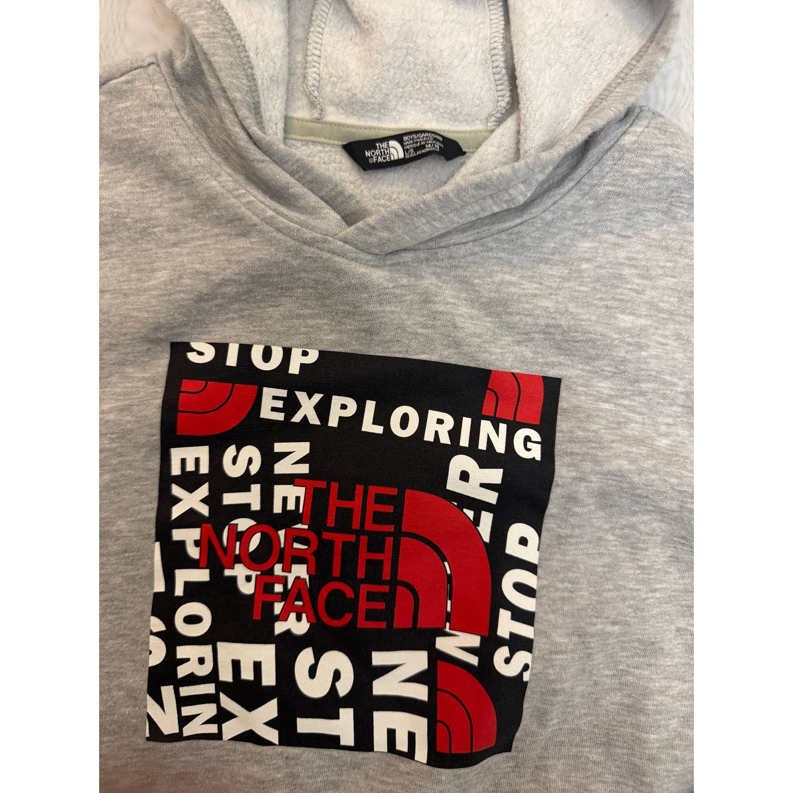 The North Face The North Face Large Boys Gray Hoodie 14/16 Size US L / EU 52-54 / 3 - 2 Thumbnail