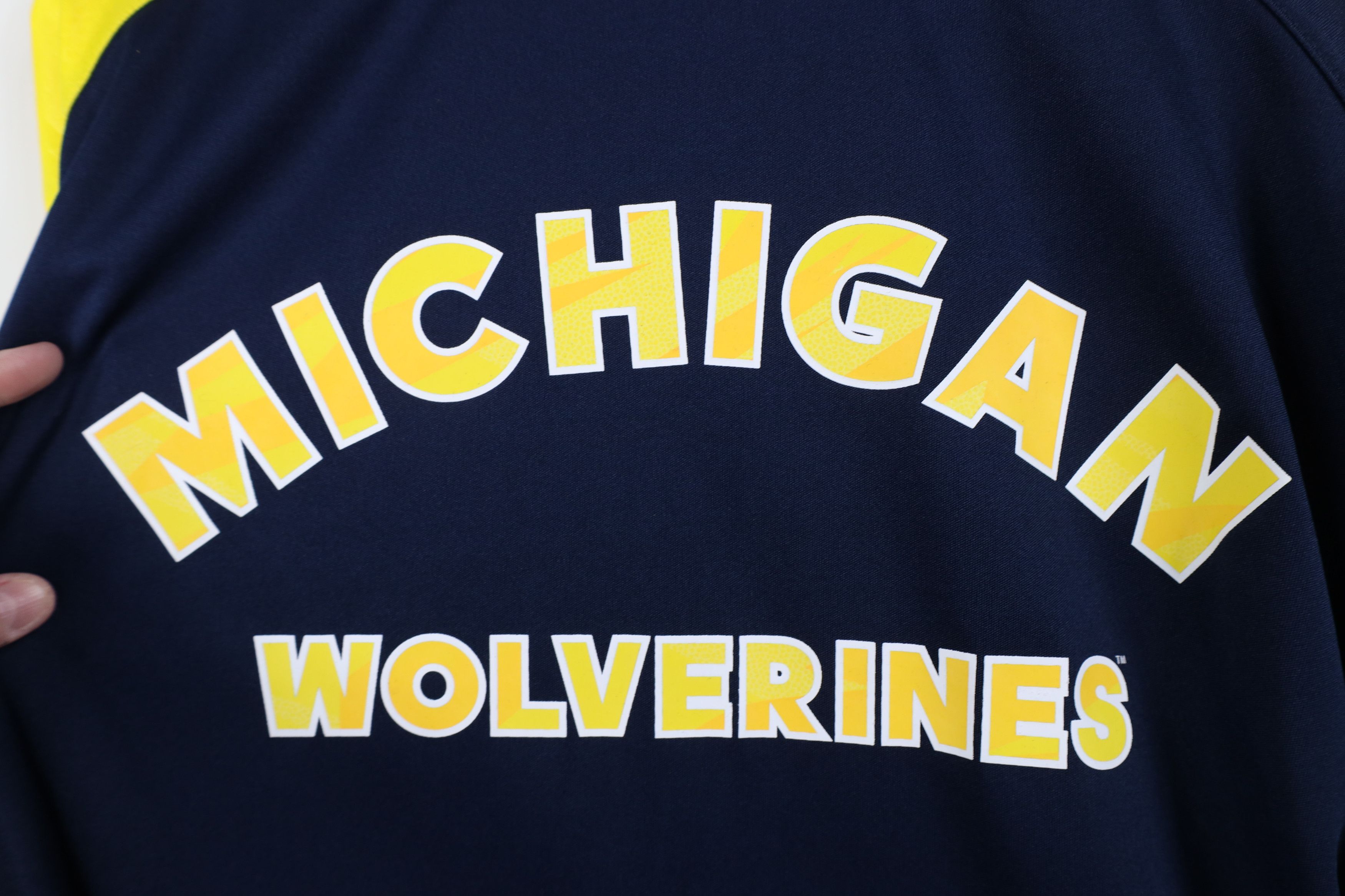Adidas Adidas University of Michigan Football Full Zip Jacket Size US L / EU 52-54 / 3 - 13 Thumbnail