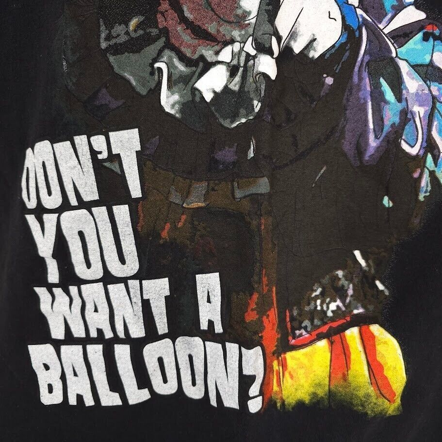 Other IT Movie T Shirt Mens Size Large Black Pennywise Balloon Size US L / EU 52-54 / 3 - 3 Thumbnail