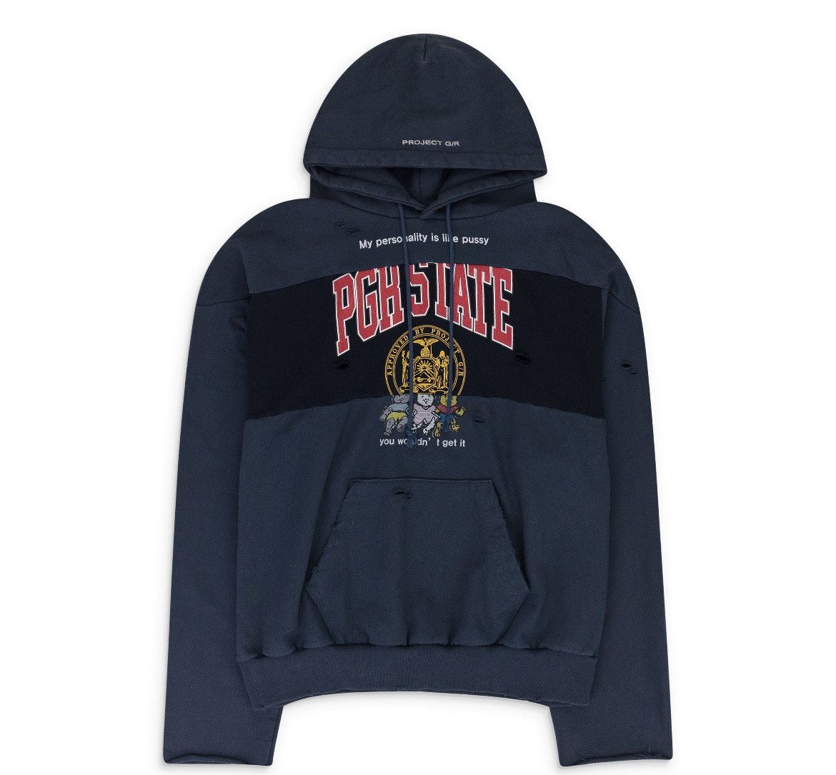 PROJECT G/R Project G/R Dirty Melange Reworked Hoodie Size US M / EU 48-50 / 2 - 1 Thumbnail