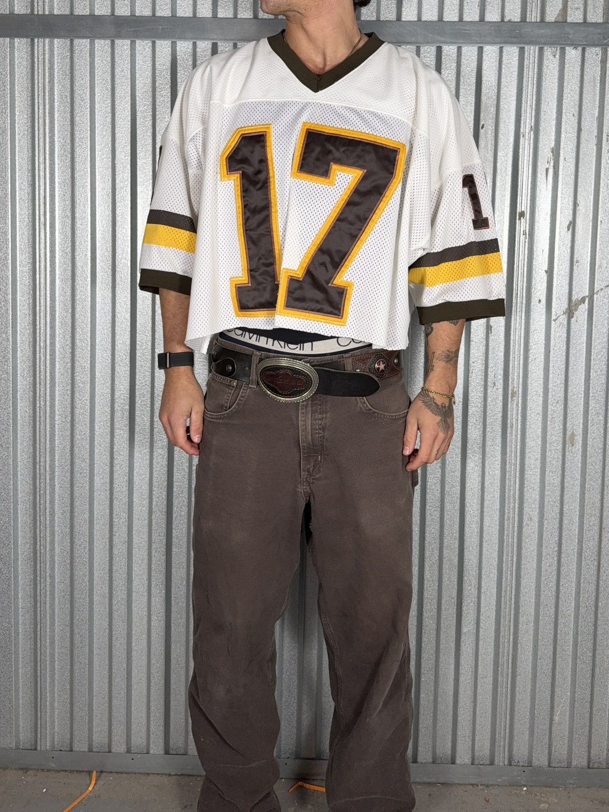 Mitchell & Ness Insane Cropped Mitchell and Ness Cropped Mesh Jersey Size US XL / EU 56 / 4 - 2 Thumbnail