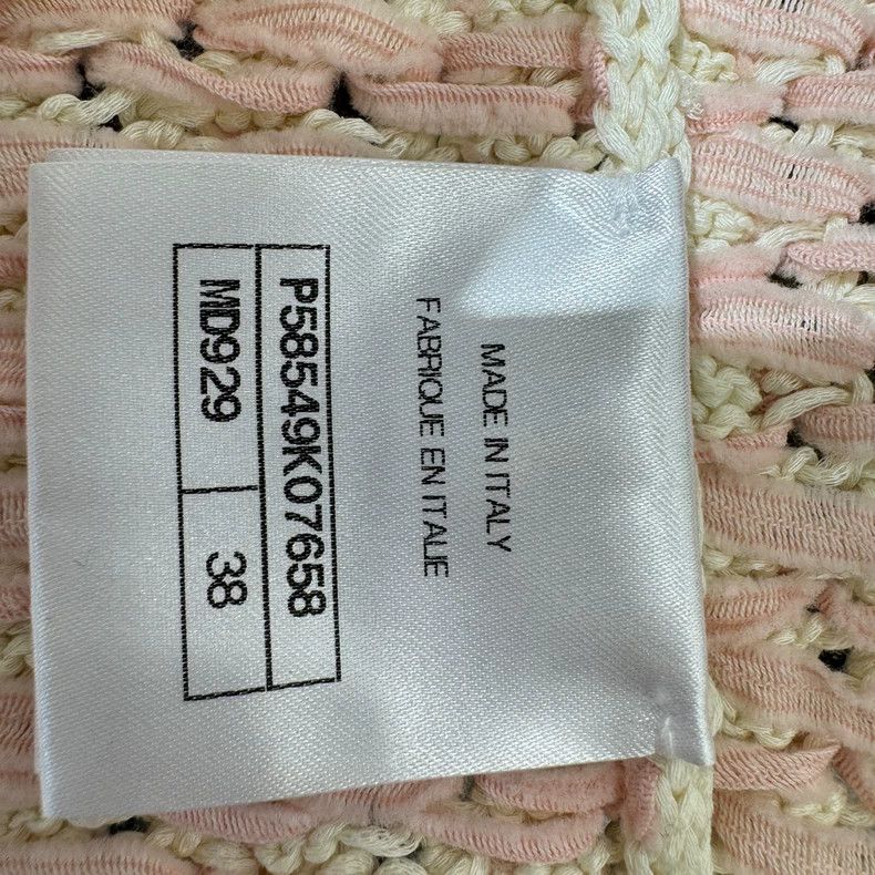 Chanel Chanel 18 cherry blossom pink hemp knitted cardigan coat Size XS / US 0-2 / IT 36-38 - 9 Thumbnail