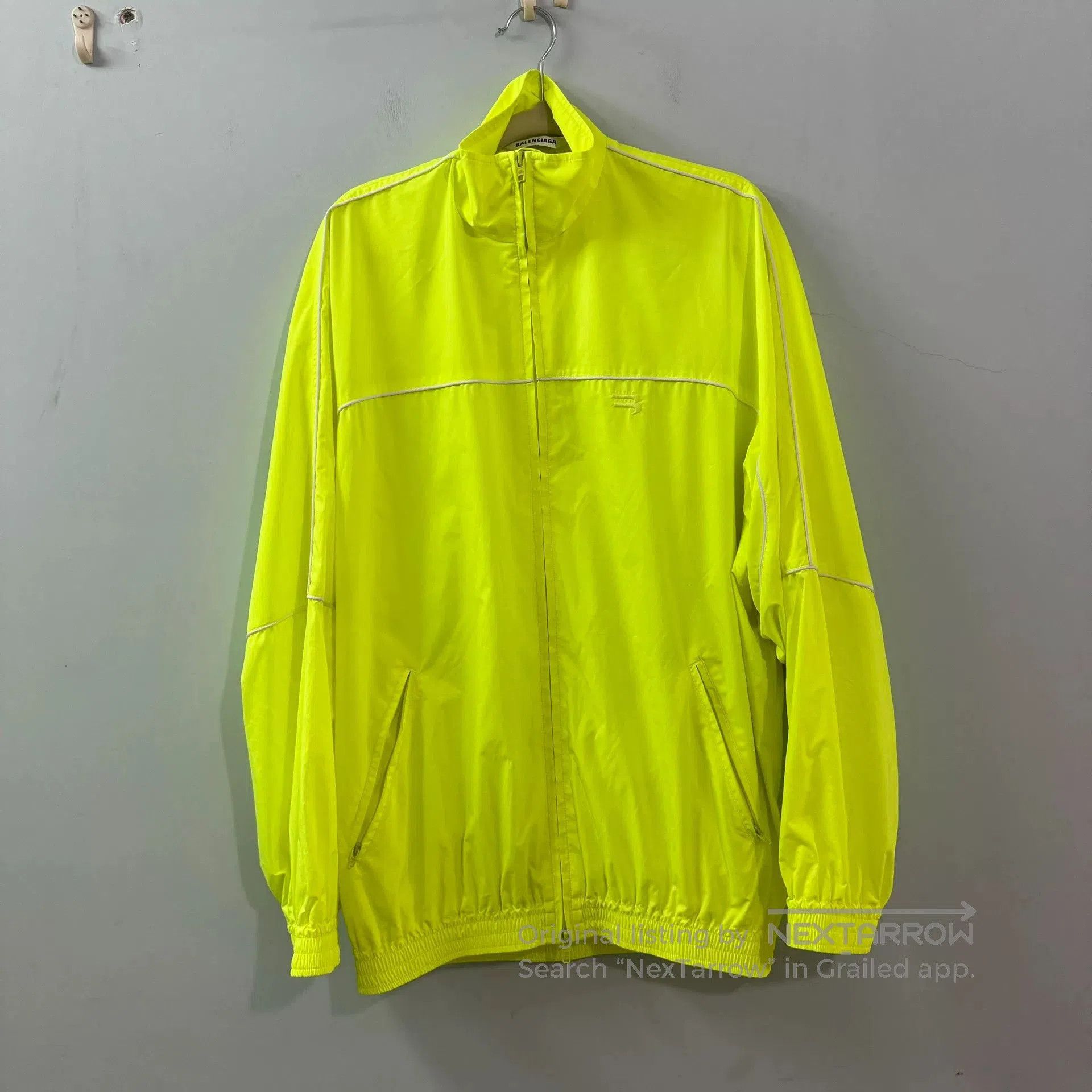 Balenciaga Balenciaga Fluorescent Green Zip Jacket. Size XS / US 0-2 / IT 36-38 - 1 Thumbnail