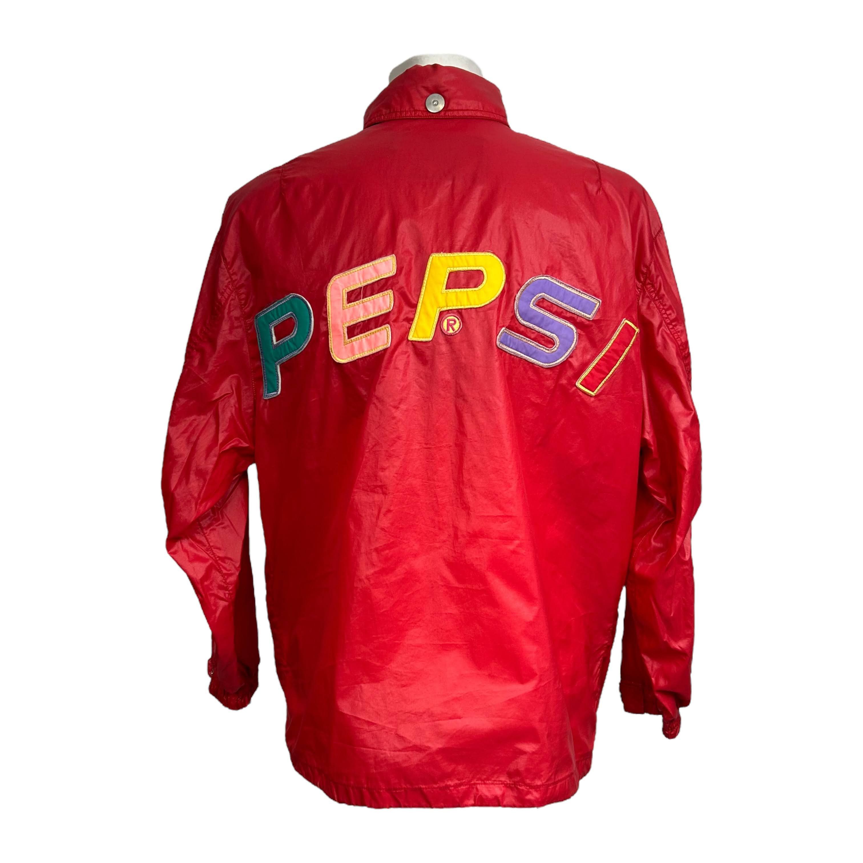Pepsi × Vintage Vintage Pepsi Windbreaker Snap Jacket Red Spellout Size S Size US S / EU 44-46 / 1 - 1 Thumbnail