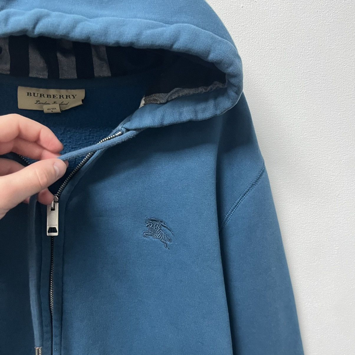 Burberry Burberry Zip Hoodie Size US L / EU 52-54 / 3 - 4 Thumbnail