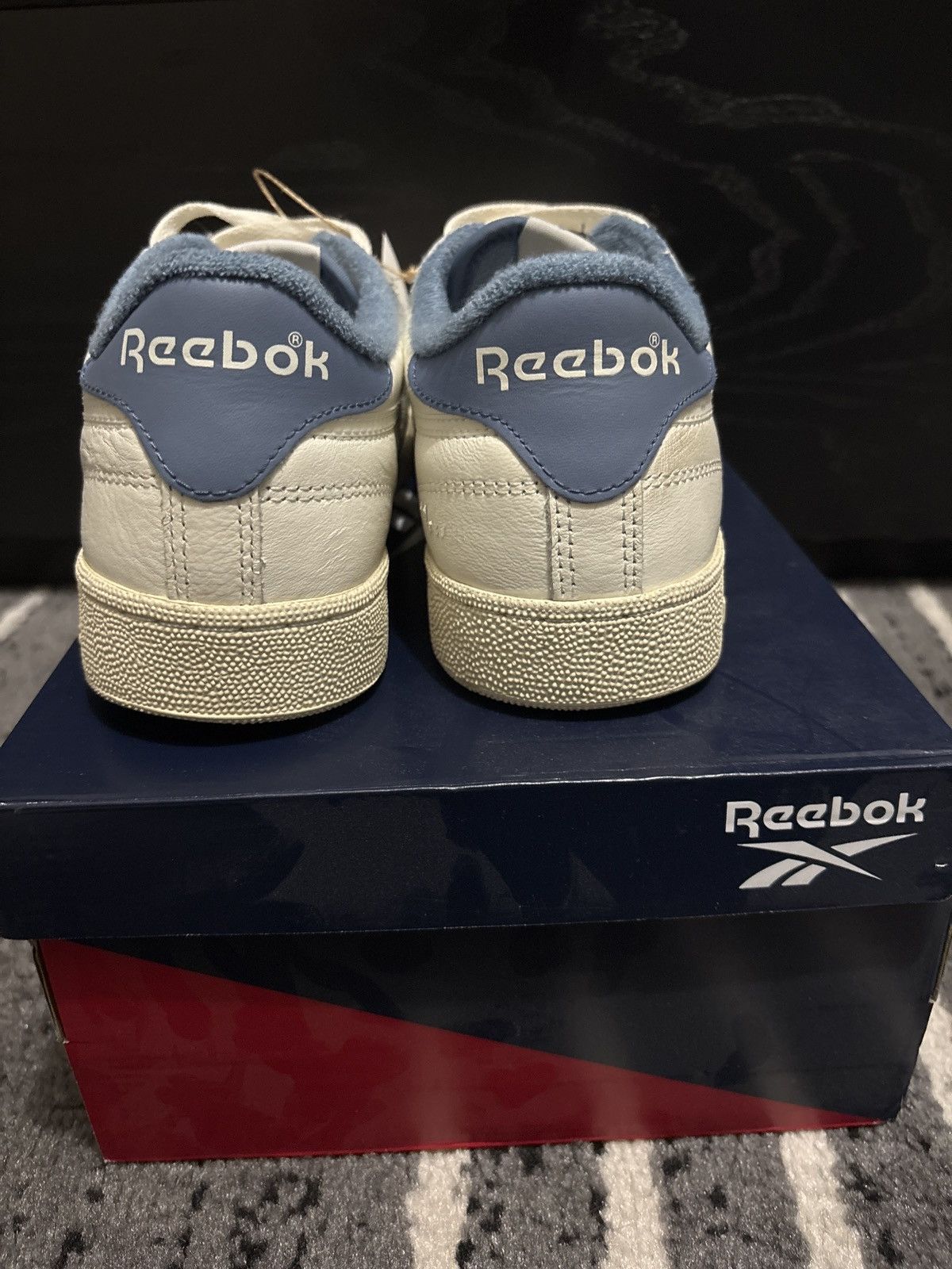 Reebok Reebok Club C Vintage BLUE WHITE BASICALLY NEW Size US 10 / EU 43 - 6 Thumbnail