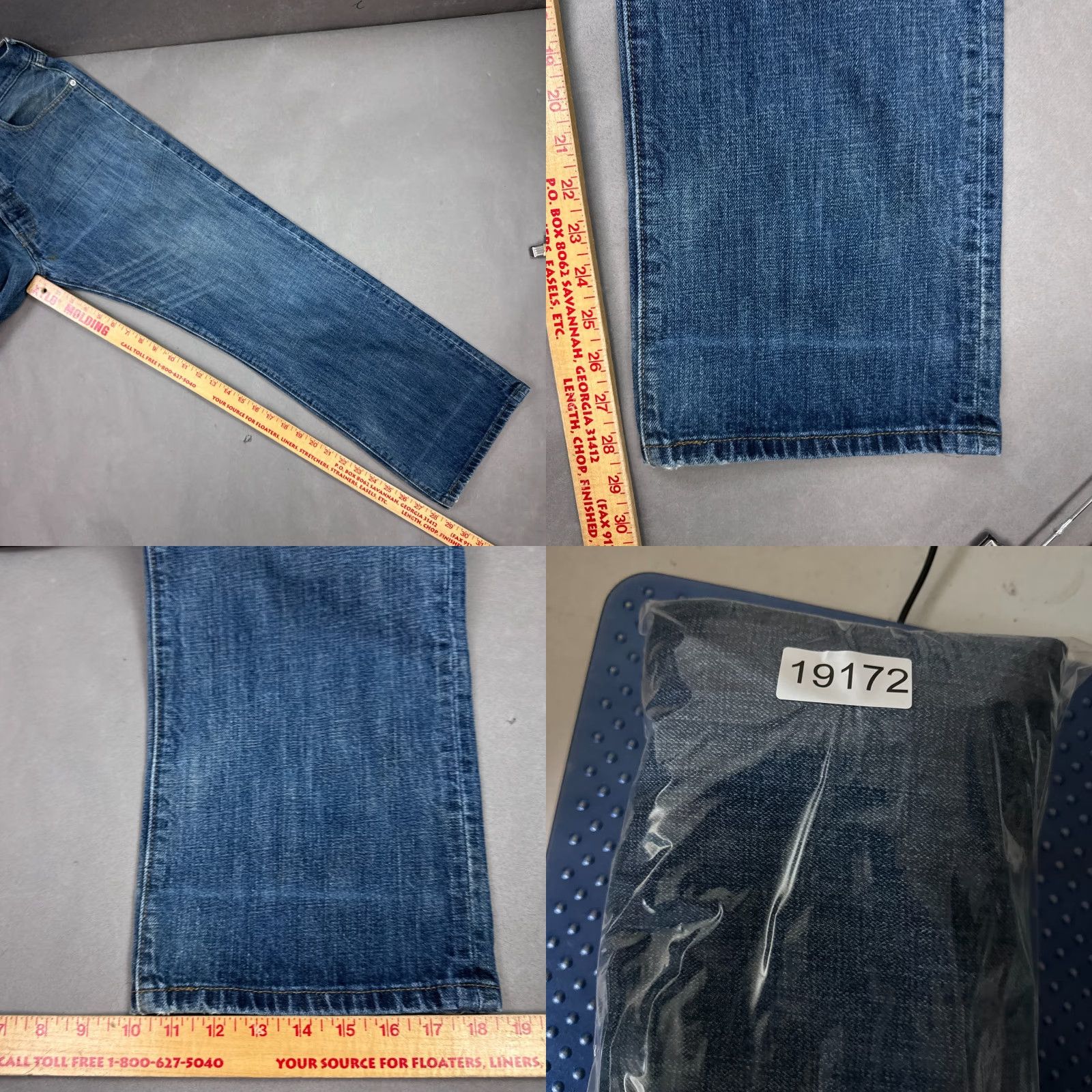 Levi's Levi's 501 Jeans Mens 36x30 Blue Denim Pants Button Fly Faded Distressed Washout Regular Size US 36 / EU 52 - 10 Thumbnail
