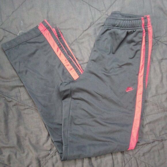 Nike × Vintage Vintage Y2K Nike Striped Sweat Pants Joggers Trainers Size US 30 / EU 46 - 1 Thumbnail