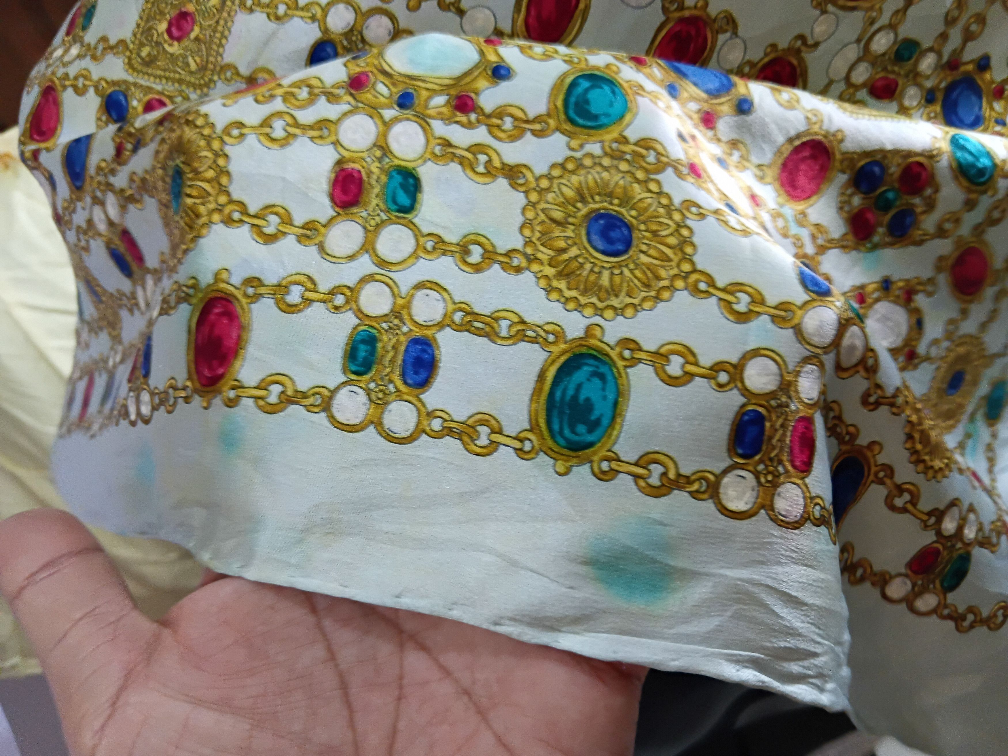 Chanel Vintage Chanel Silk Scarf Size ONE SIZE - 4 Thumbnail