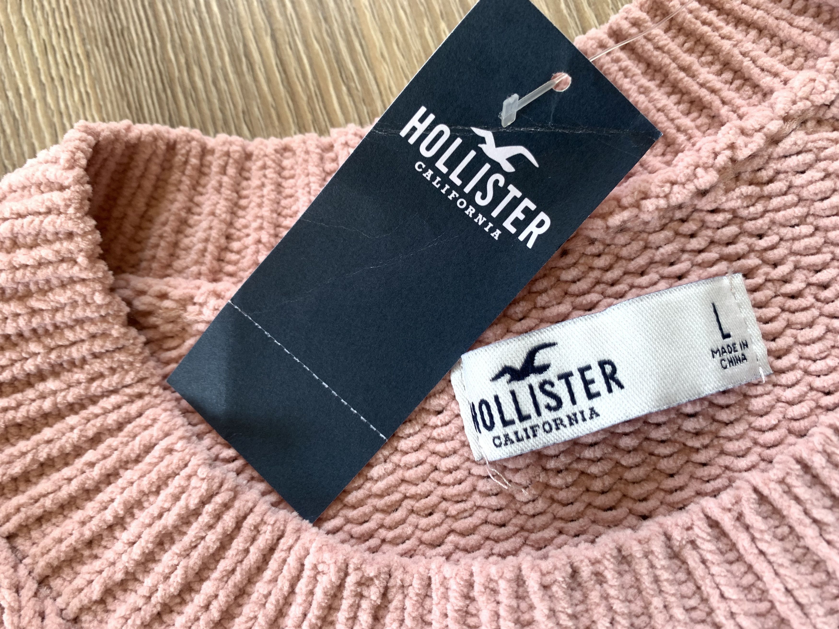 Hollister Holister Womens Pink Knit Sweater Size L / US 10 / IT 46 - 8 Thumbnail