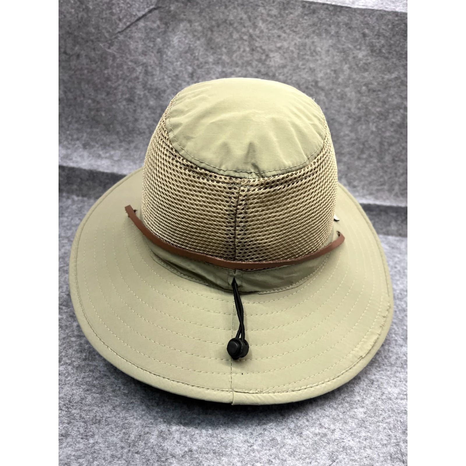 Vintage Elysiumland Bucket Hat Adult One Size Green Nylon Lightweight Adjustable for Fishing Camping Outdoor Mens Size ONE SIZE - 6 Thumbnail