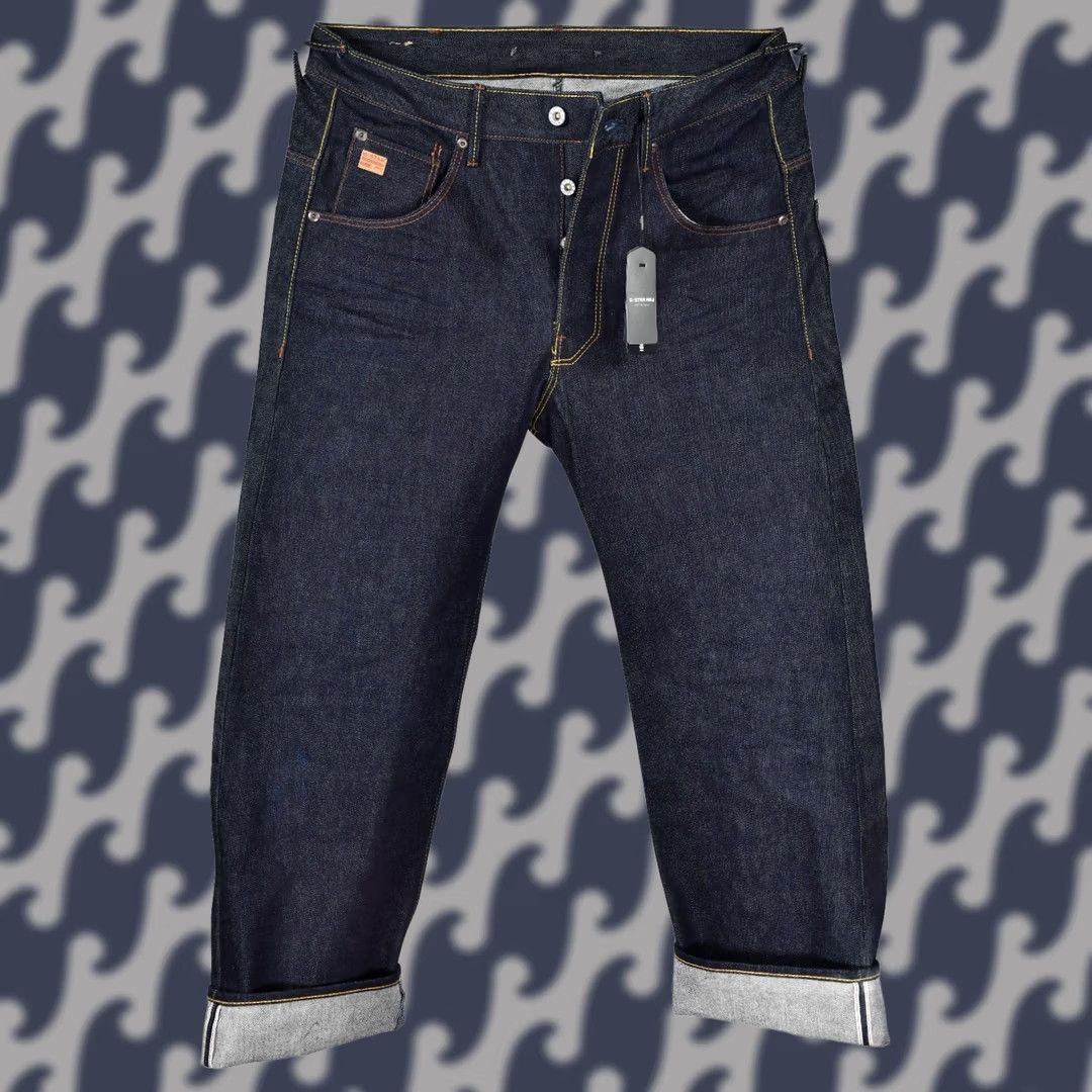 G-Star G-Star Stormer 3D Loose RL Denim Jeans RL 18Oz Rigid Raw W34 L32 Mens Regular Blue 100% Cotton Straight Vintage No Size US 34 / EU 50 - 1 Thumbnail
